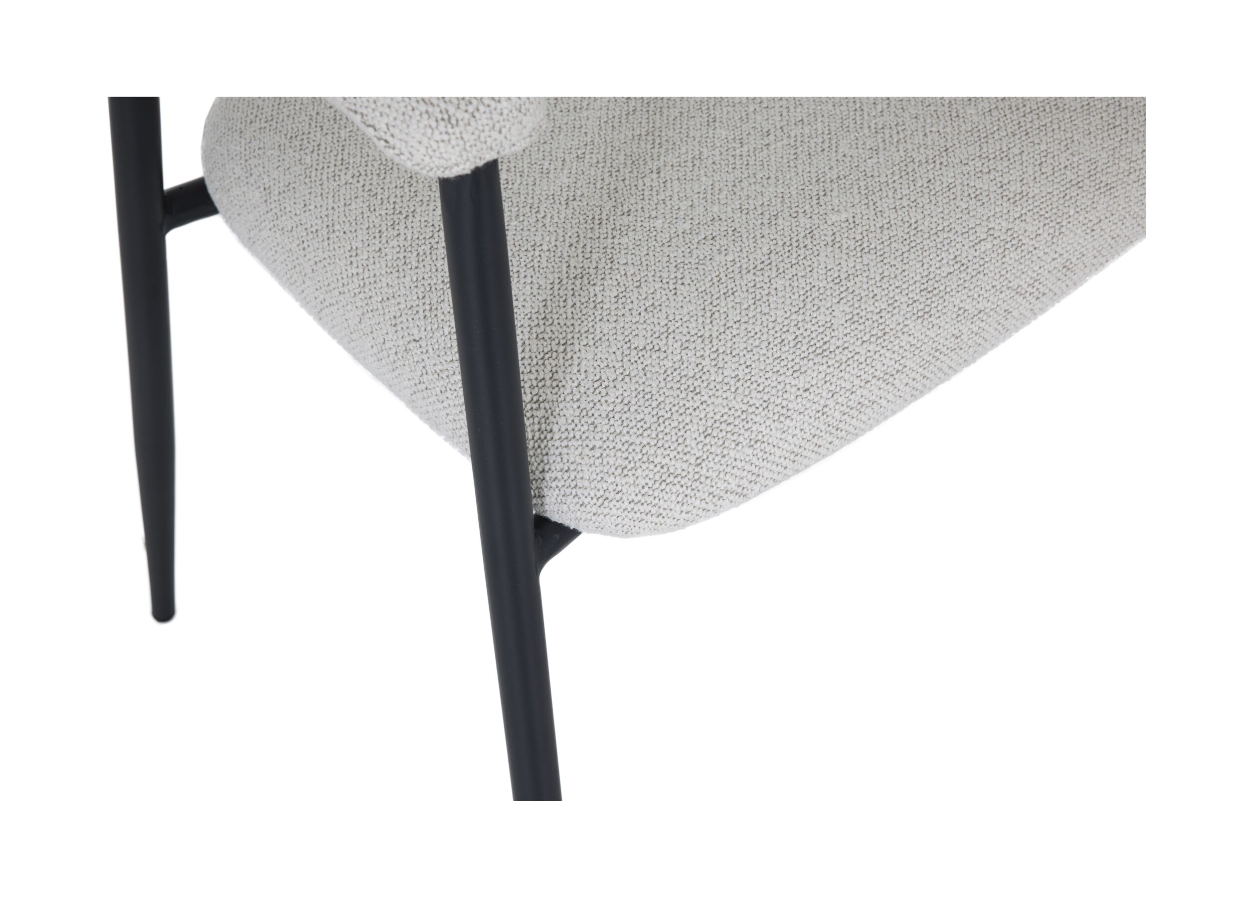 Detailfoto - Stoel Guess 56x56x75cm - stof - wit