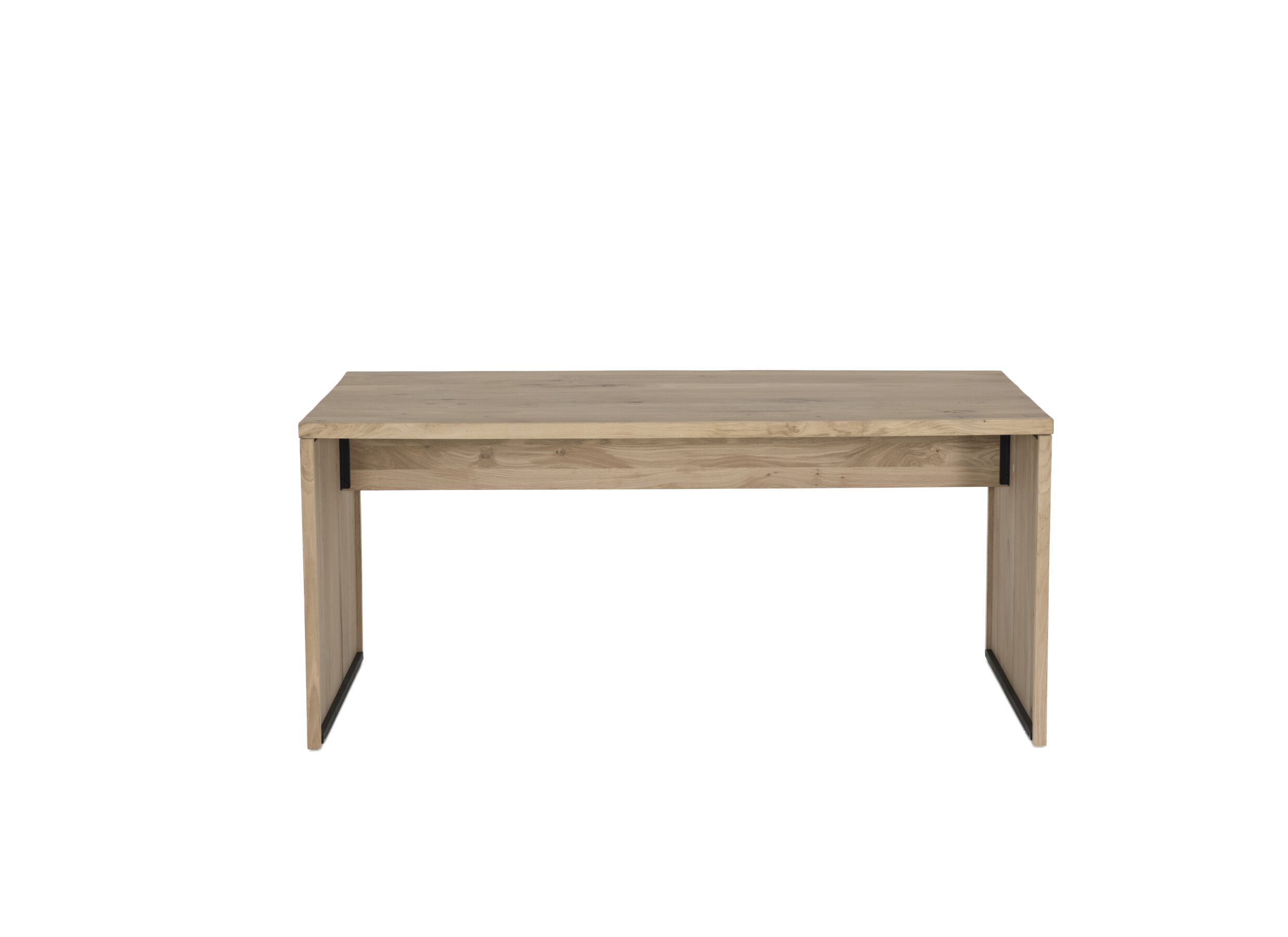 Bureau Yoda 160x80x76cm - chêne massif - naturel