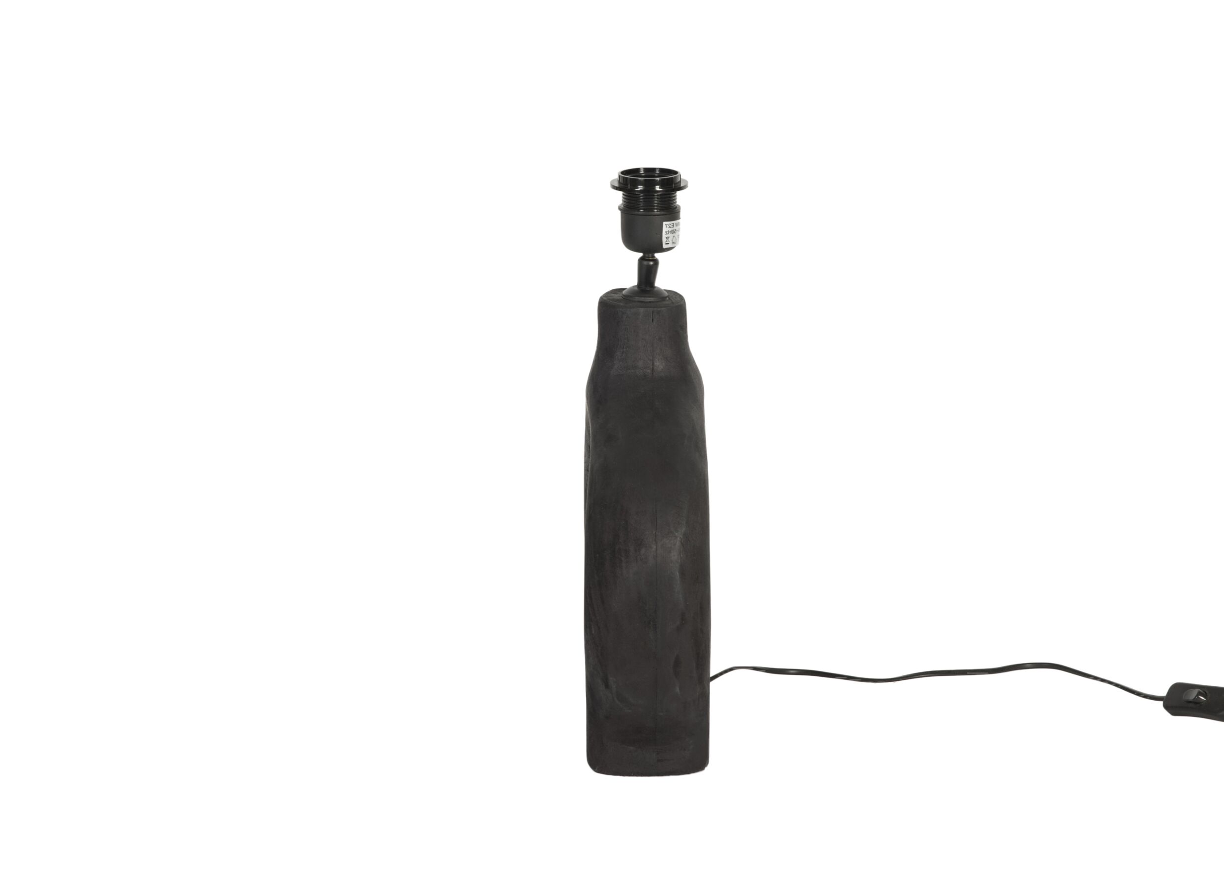 Aperçu - Pied de lampe E27 H30cm - bois - metaal