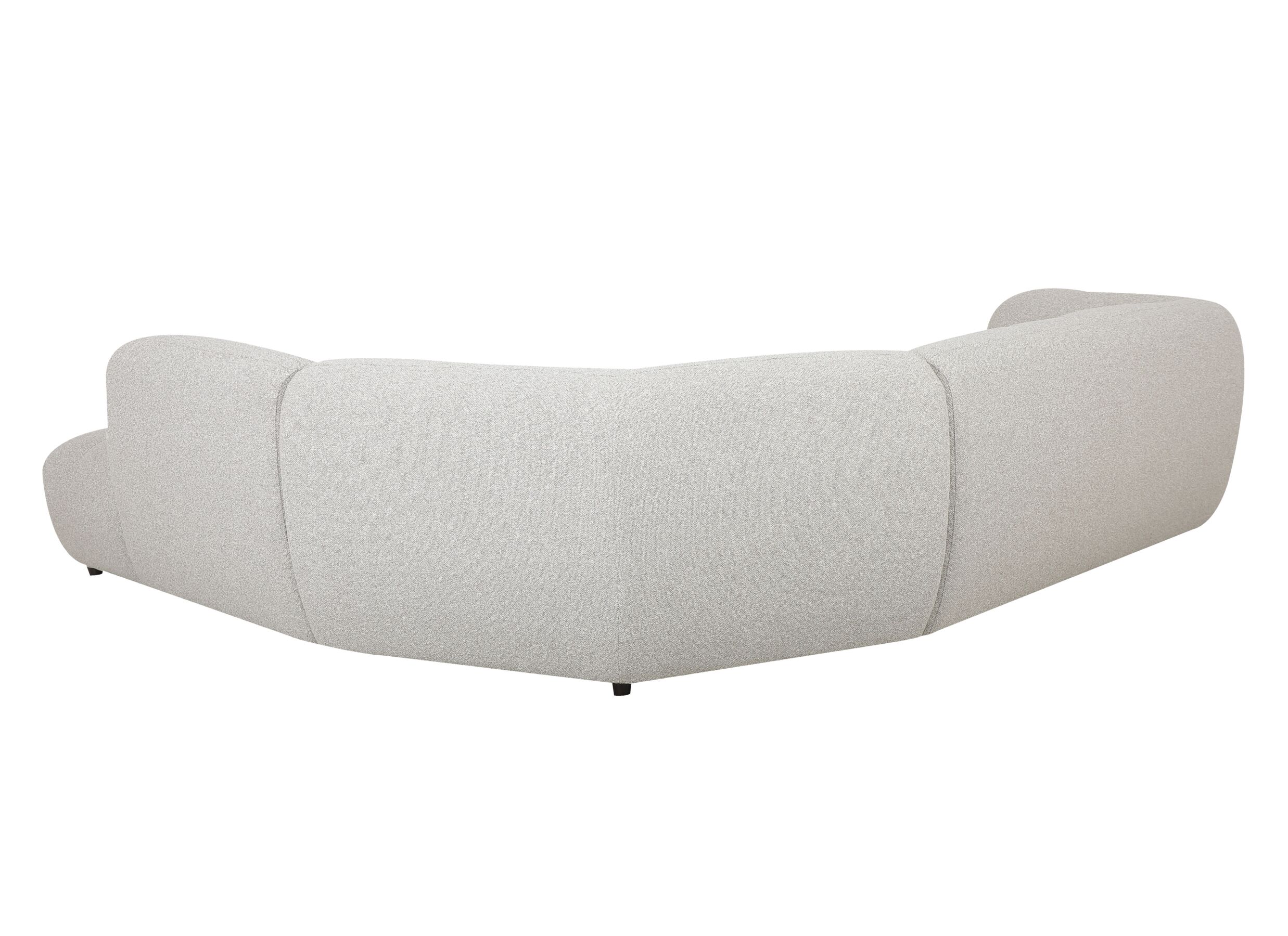 Aperçu - Canapé d'angle Bibao Hoeksalon Bibao 287x245cm - tissu - greige