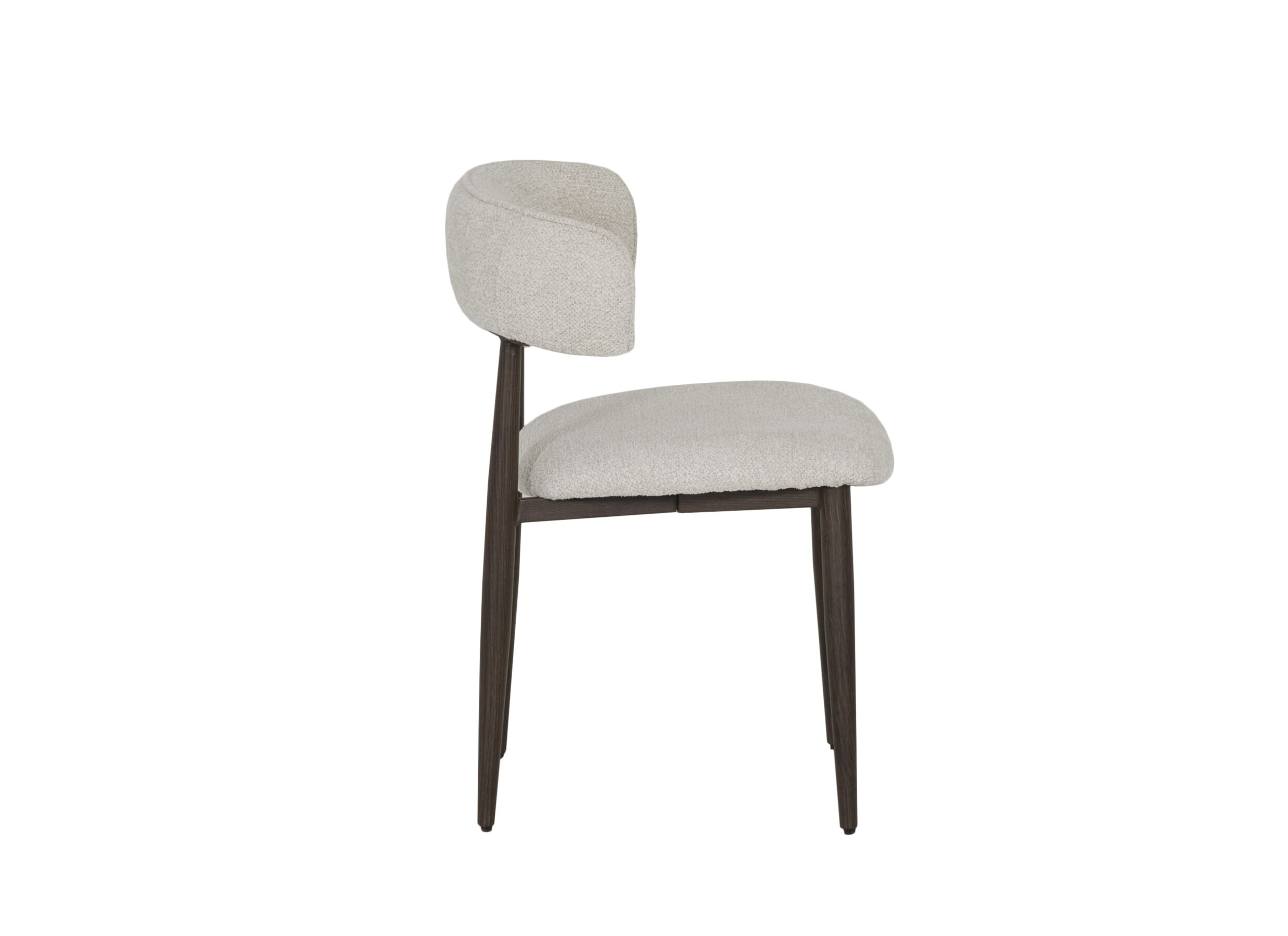 Aperçu - Chaise Iago 55x57,5x79cm - tissu - beige