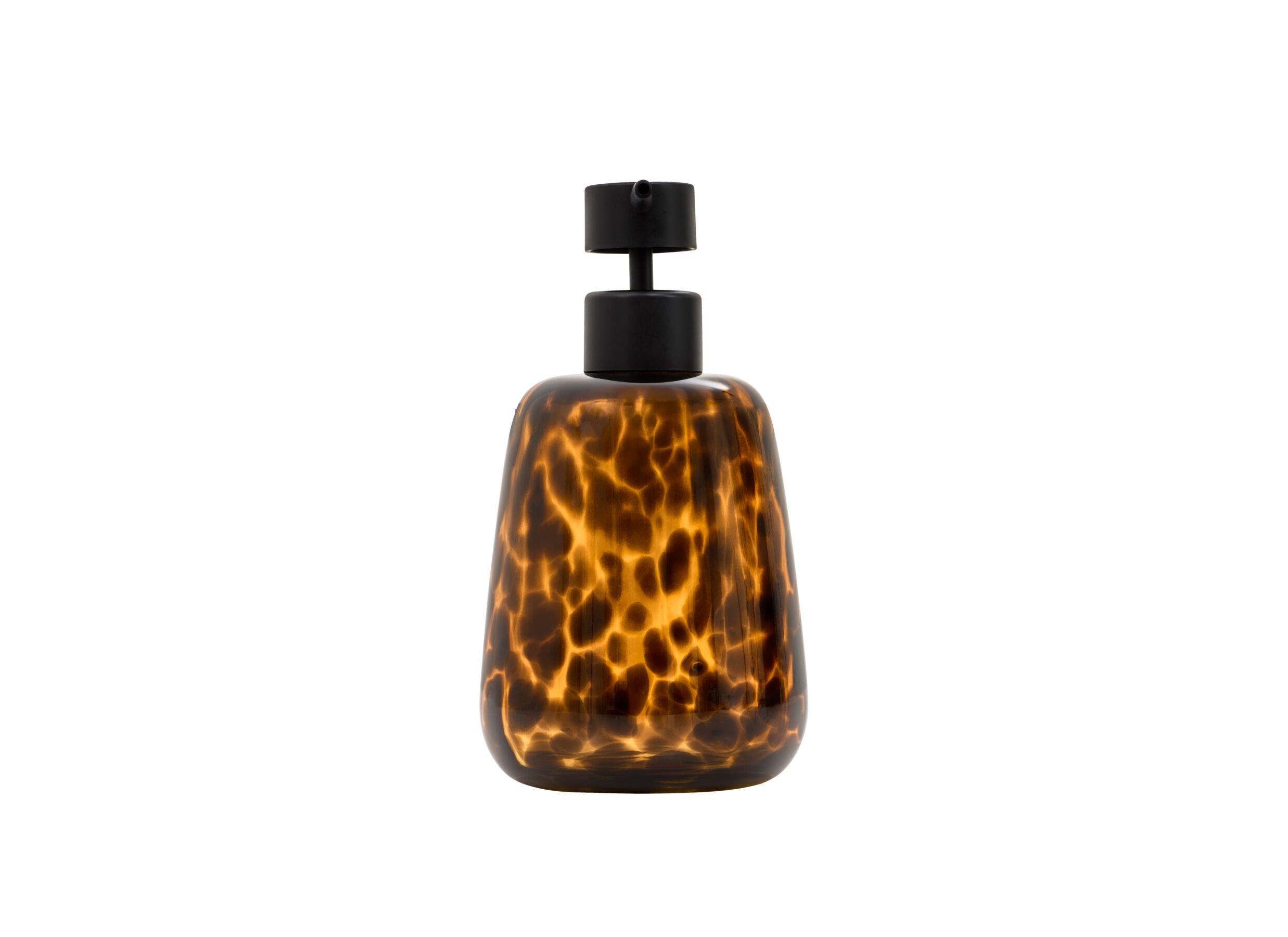 Overzichtsfoto - Zeeppompje Dotty Ø8,9x16,5cm - glas - bruin