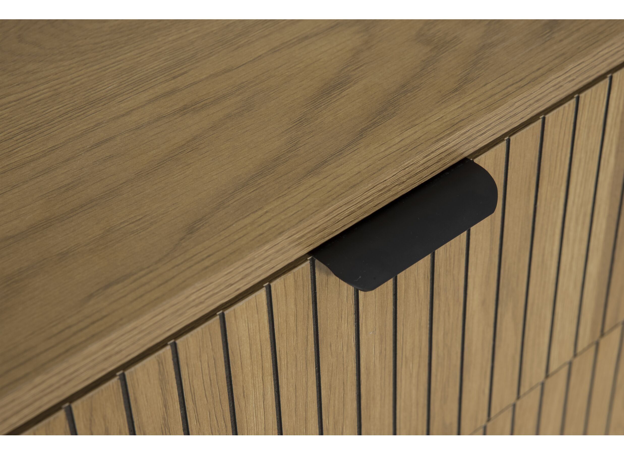 Detail - Table de chevet Nevado 40x40x52cm - MDF mélamine - chêne sauvage