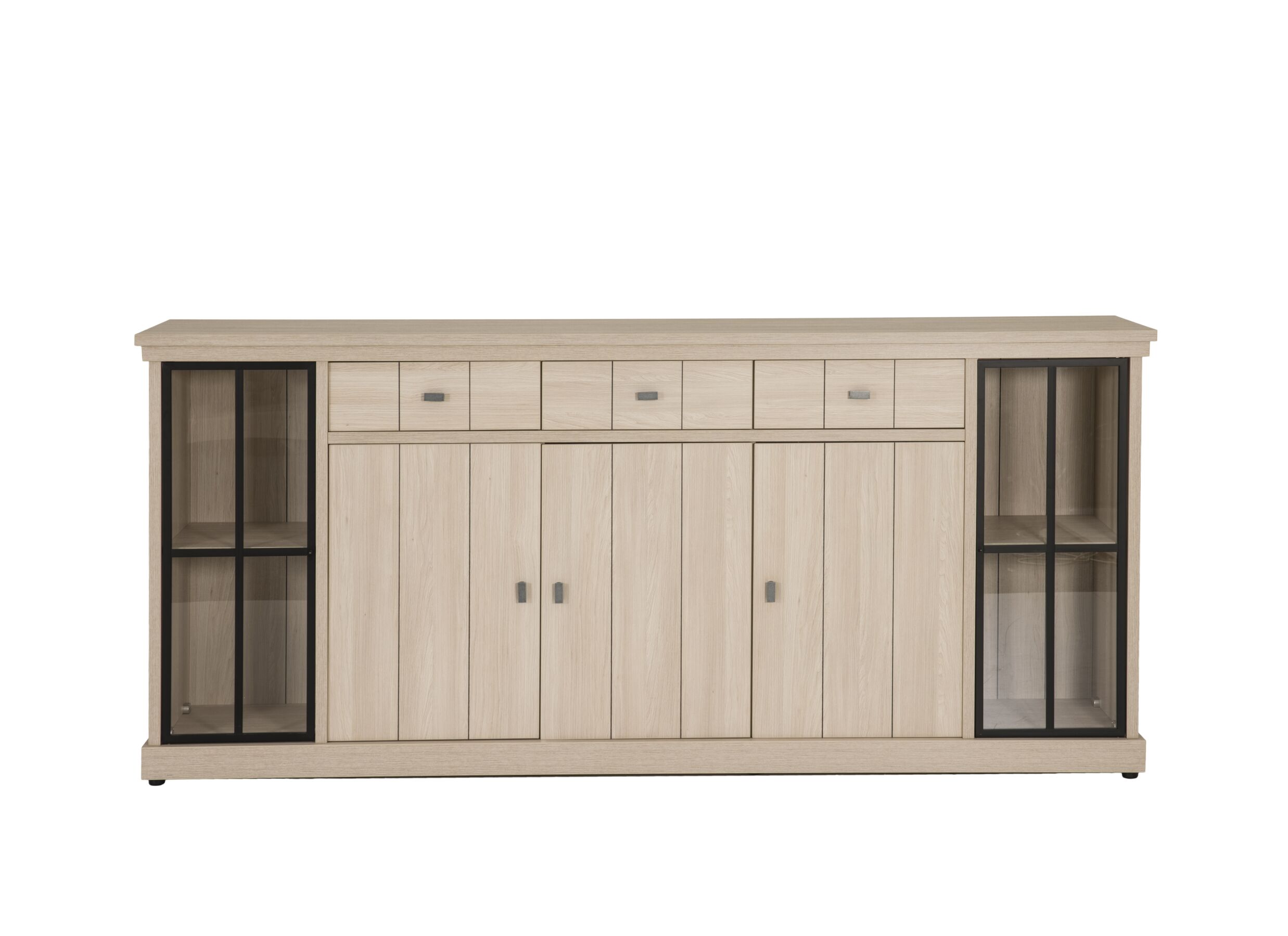 Overzichtsfoto - Dressoir 250cm - meubelplaat - beige
