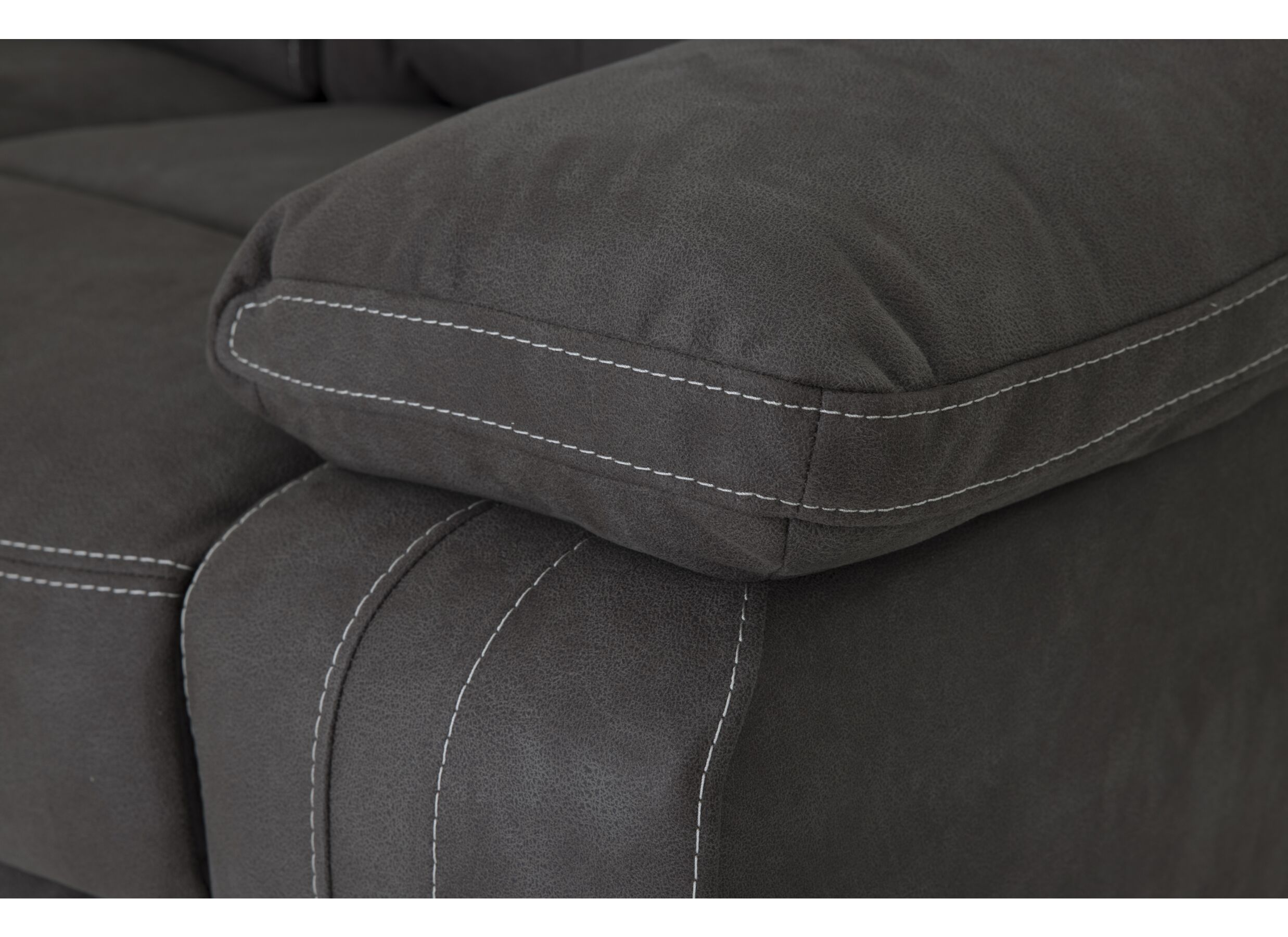 Zetel Elle 3+2+1-zit - stof - bruin met relax