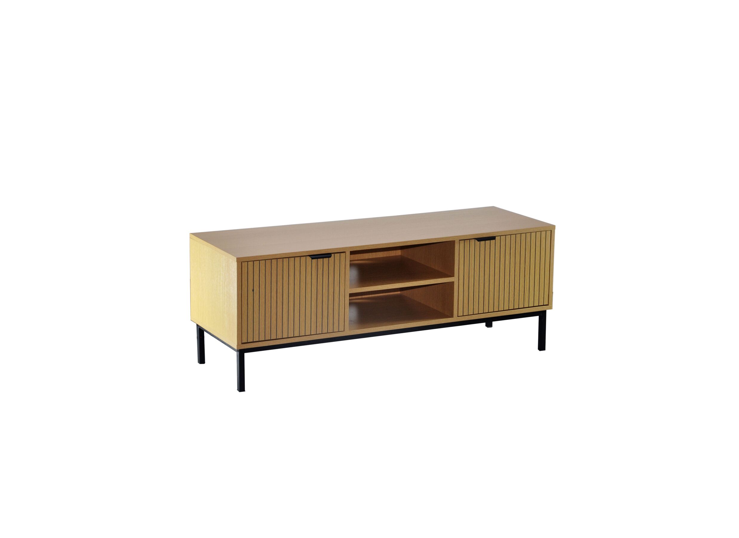 Tv-meubel Nevado 120cm - MDF melamine - wilde eik - Tv-meubel Nevado 120cm - MDF melamine - wilde eik