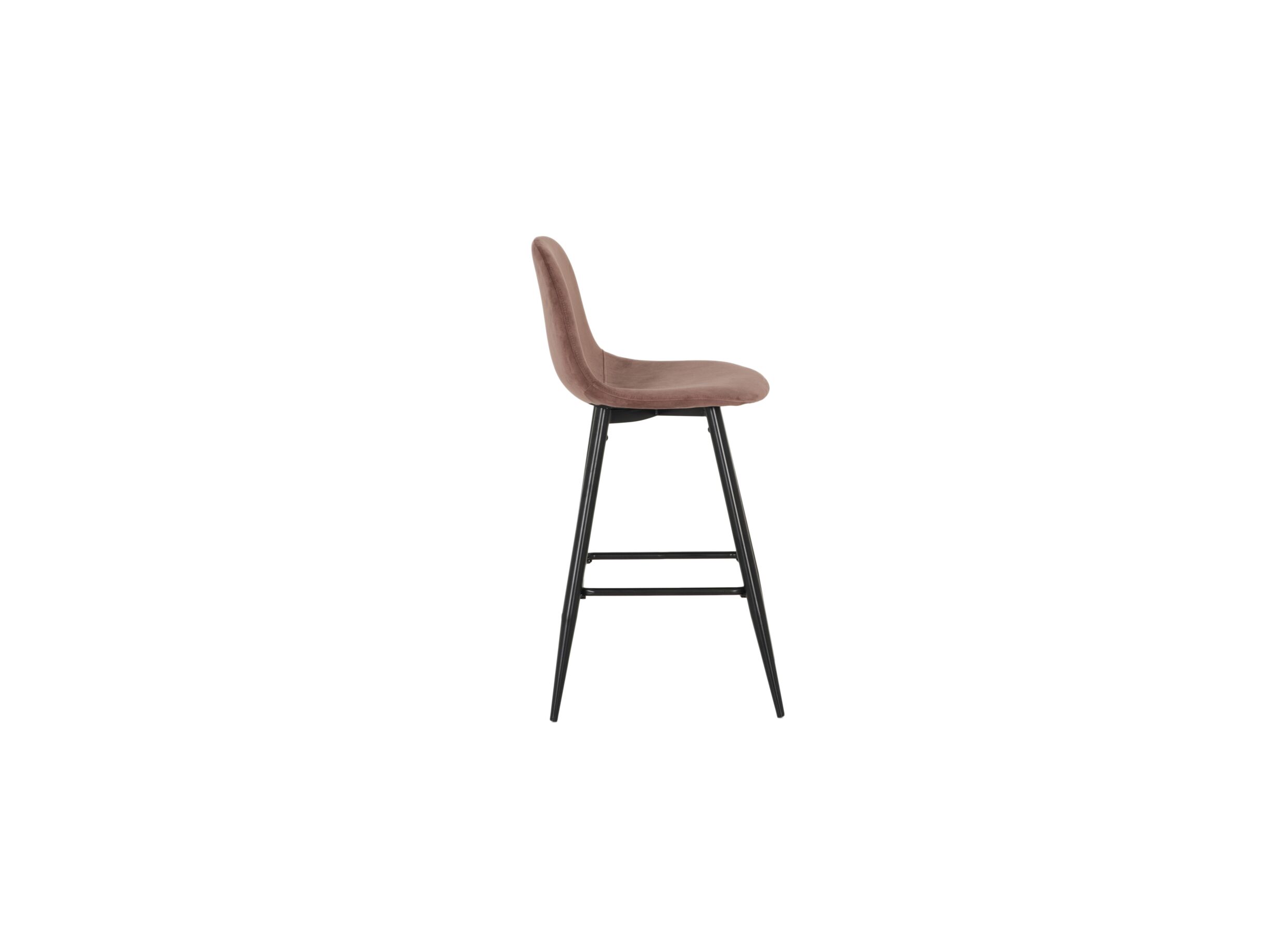 Overzichtsfoto - Barstoel Charlton ZH66cm - stof - misty roze