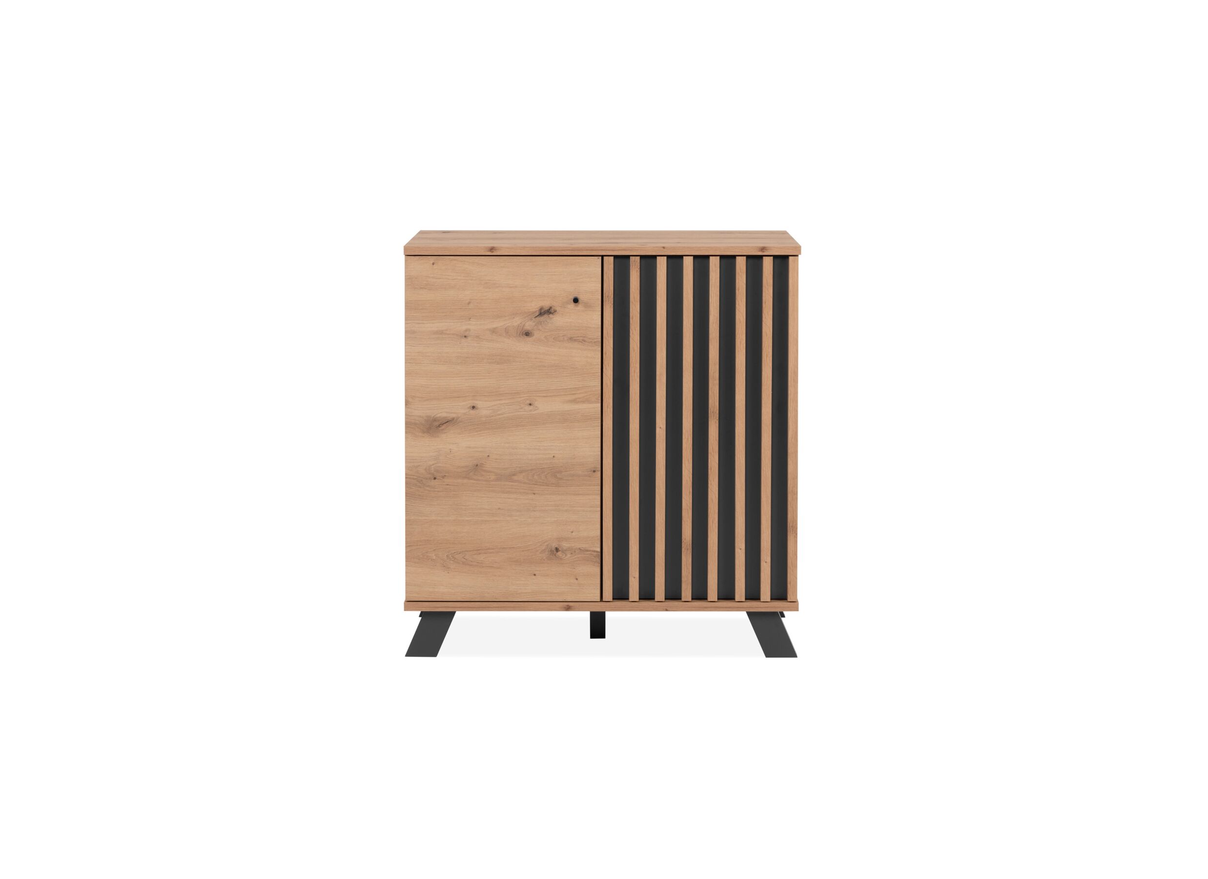 Aperçu - Commode Medan 80x40x85cm -mélamine - chêne artisanal