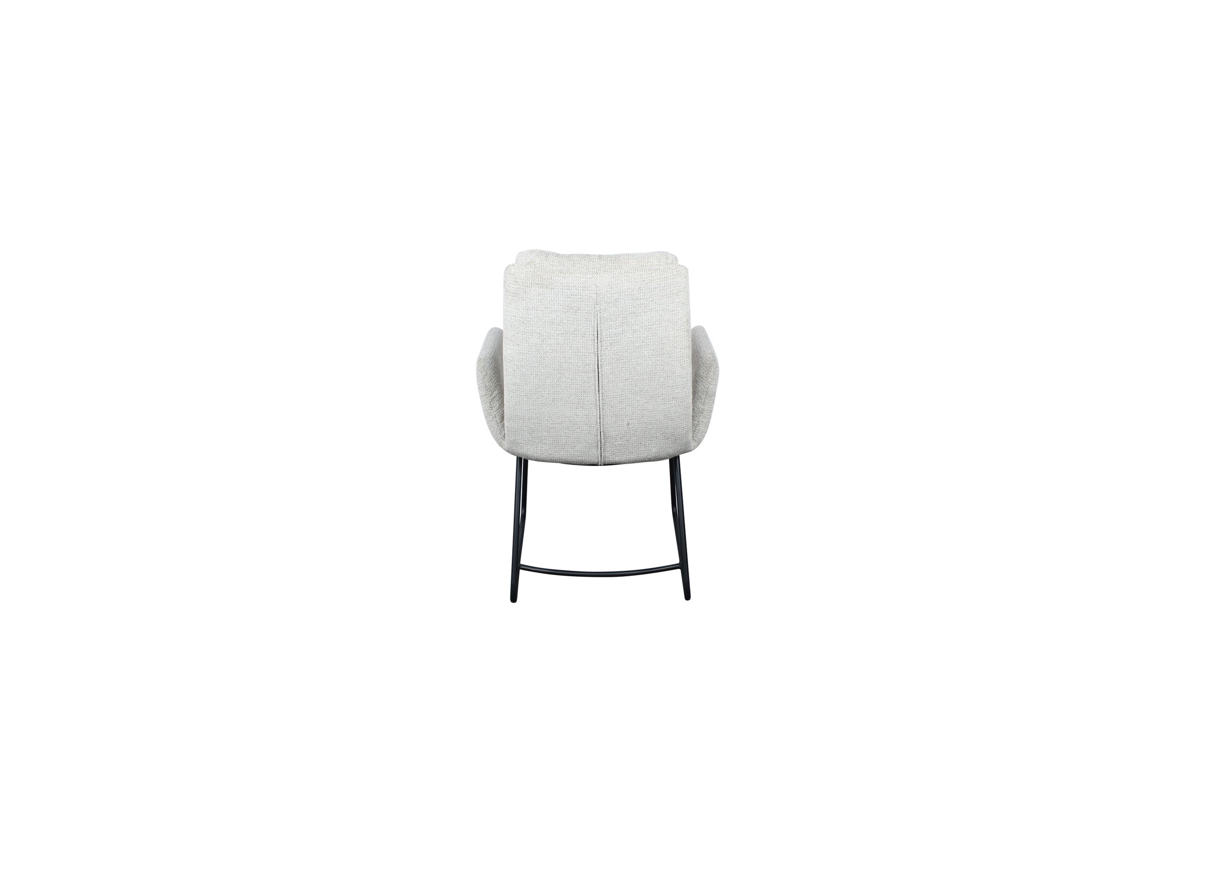 Stoel Crux 67x62x93cm - stof - cream