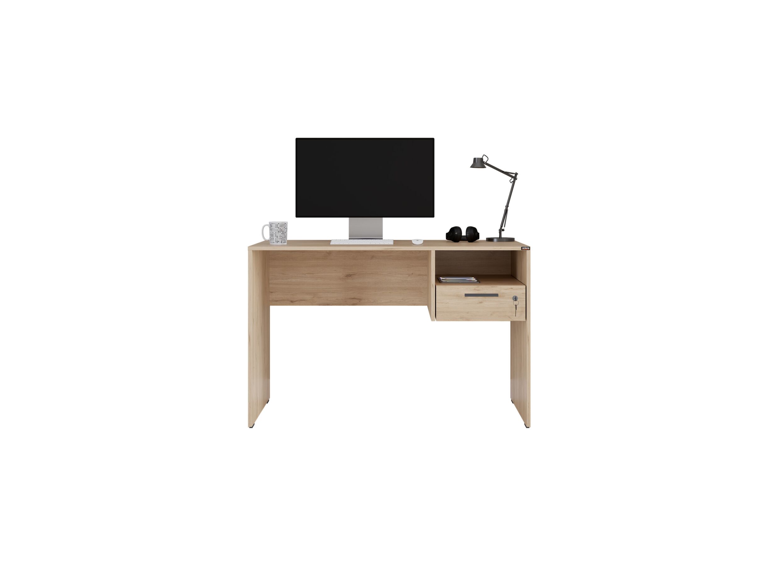 Overzichtsfoto - Bureau Kyoto 120x60x75cm - melamine - florida oak