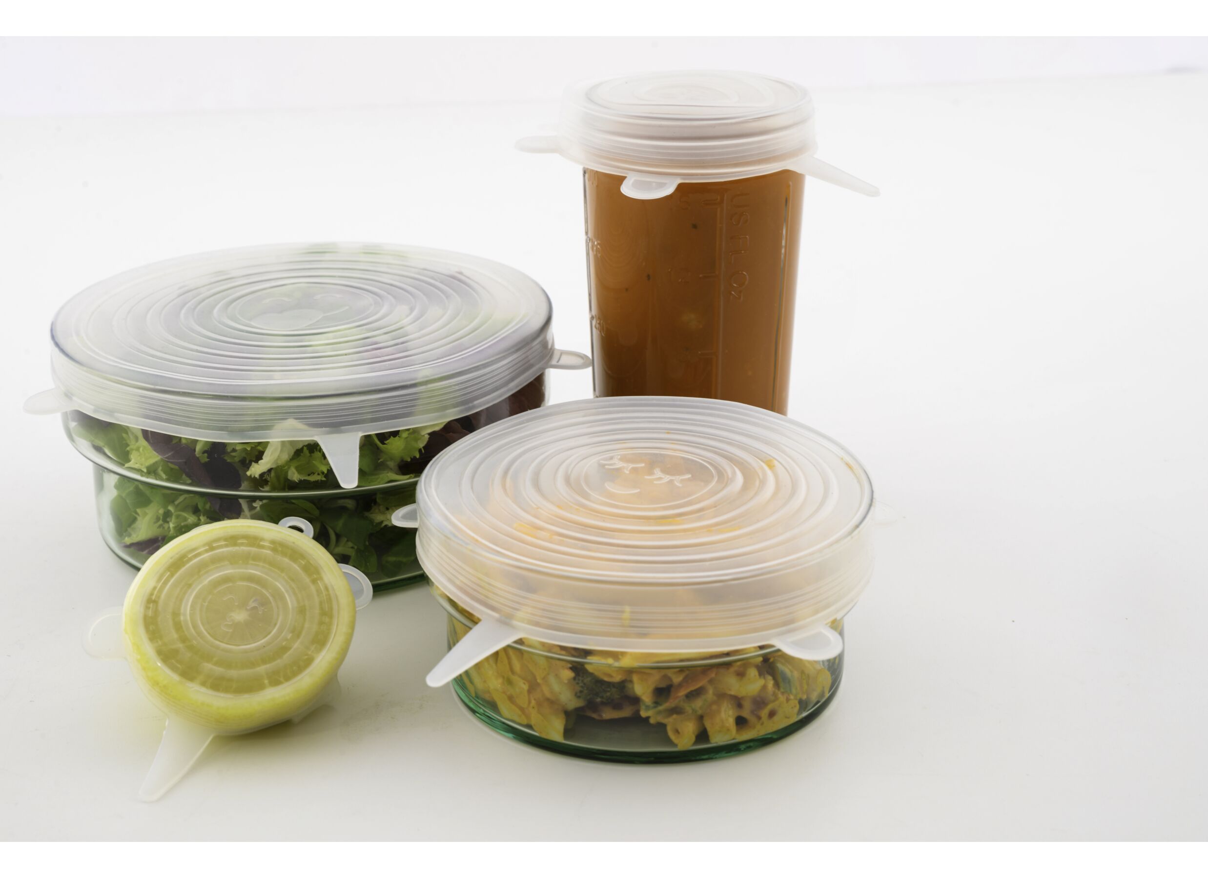 Foto ambiance - Couvercles de nourriture fraiche lot de 6