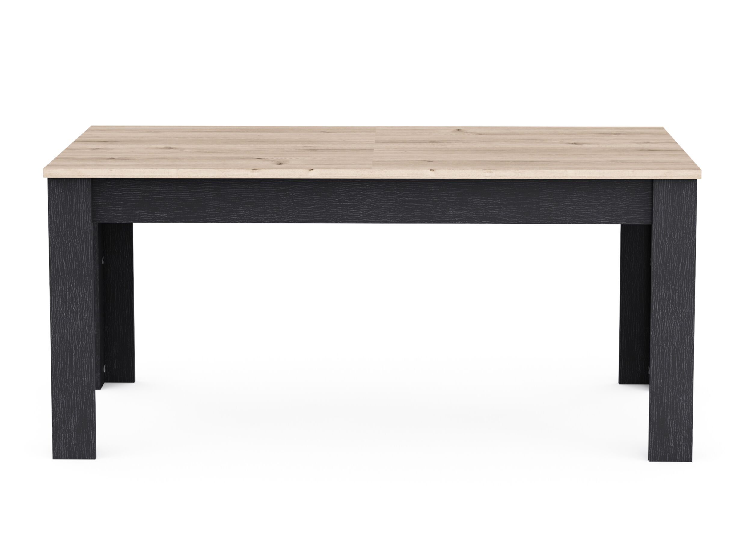Aperçu - Table Aubrac 170-230x90cm - décor - royal oak & ébène