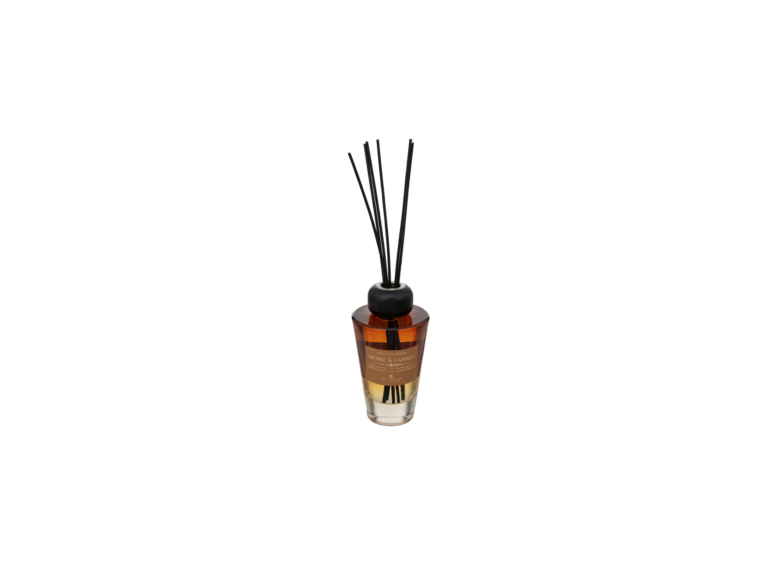 Plus Important - Bâtonnets parfumés Alma 200ml - verre - amber