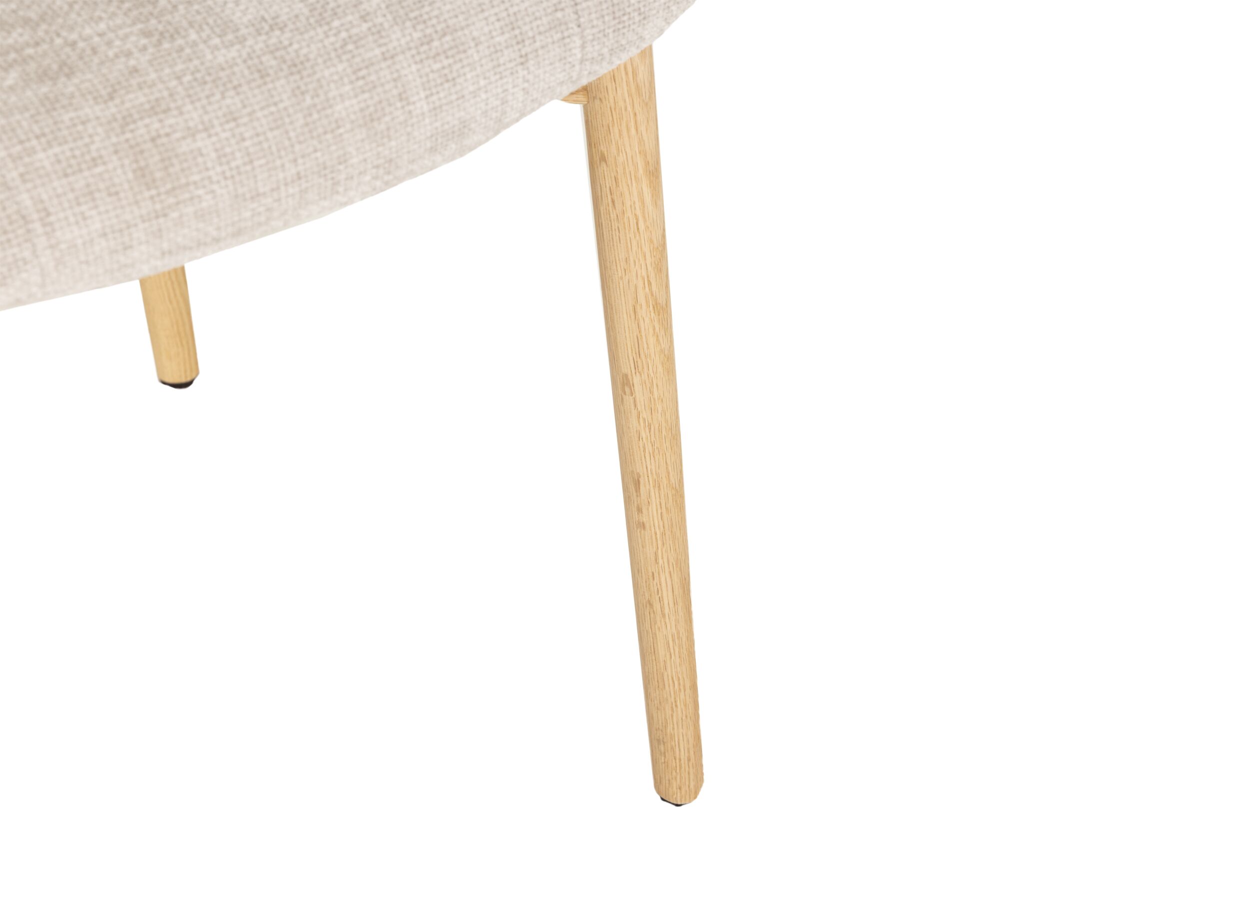 Detail - Chaise Cassian 49x54x86cm - tissu - taupe