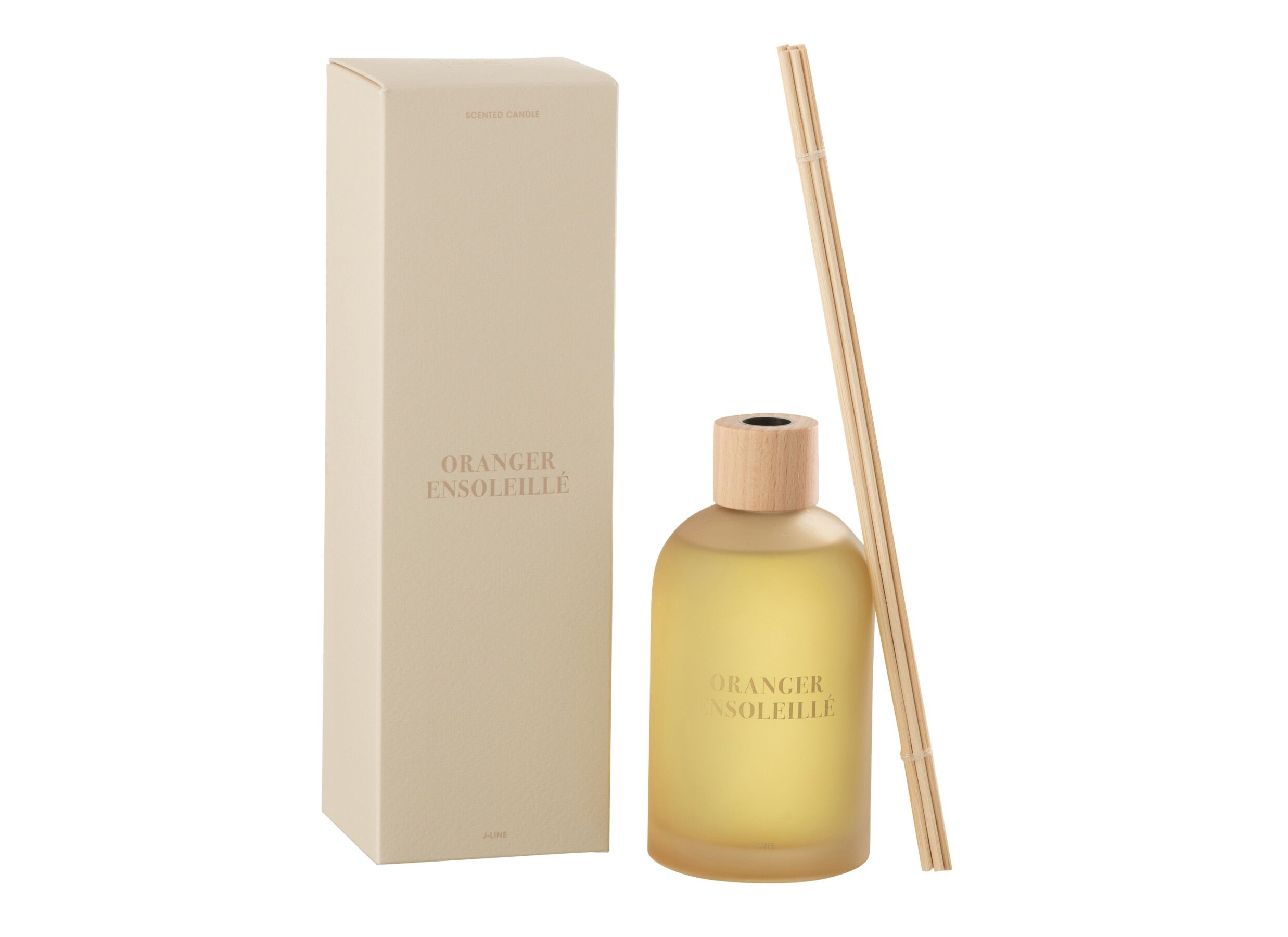 Aperçu - Bâtonnets parfumés Orange ensoleille 250ml - verre - orange
