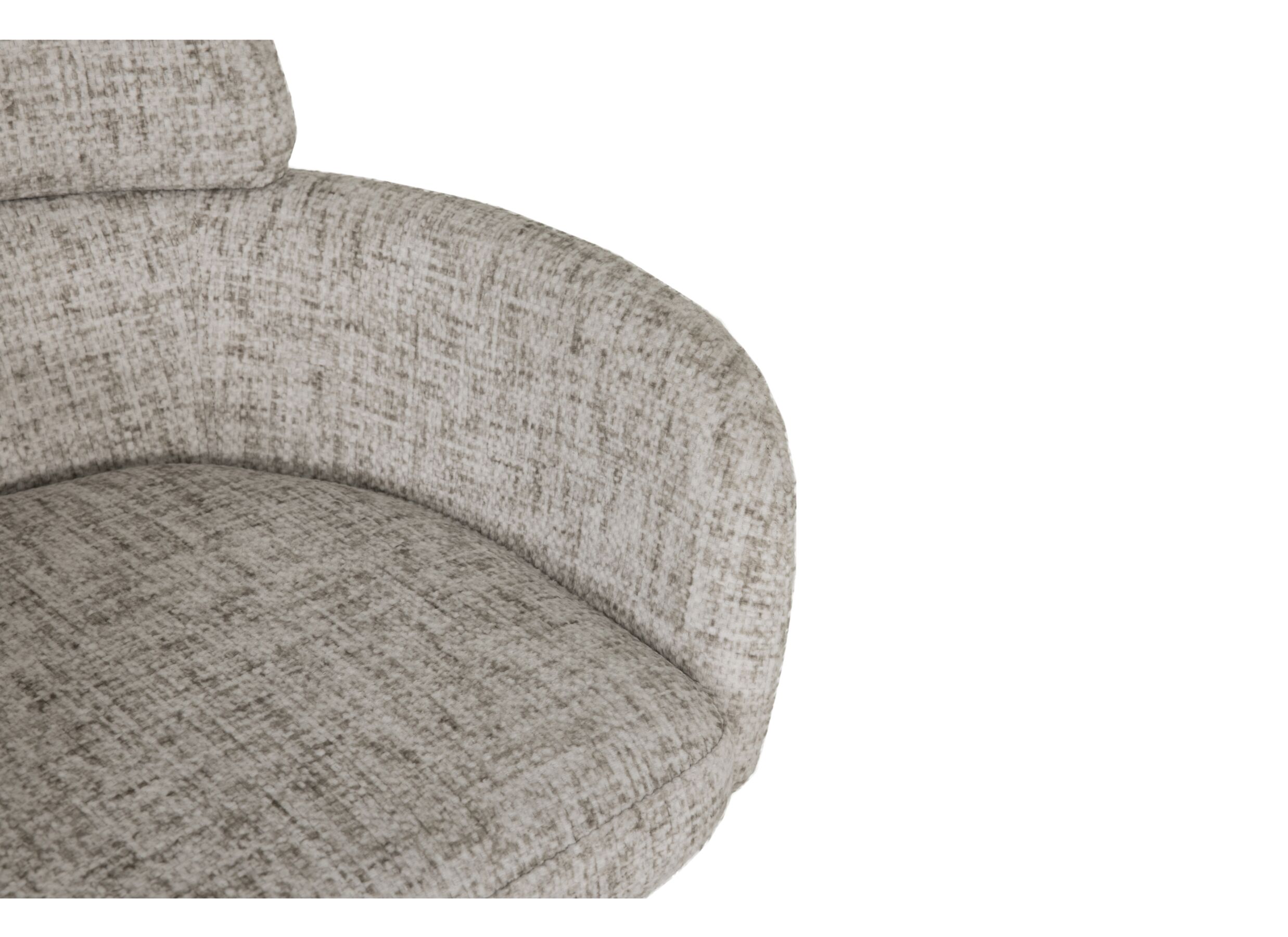 Detail - Chaise de bar Toba HA77cm - fibre polyester - beige