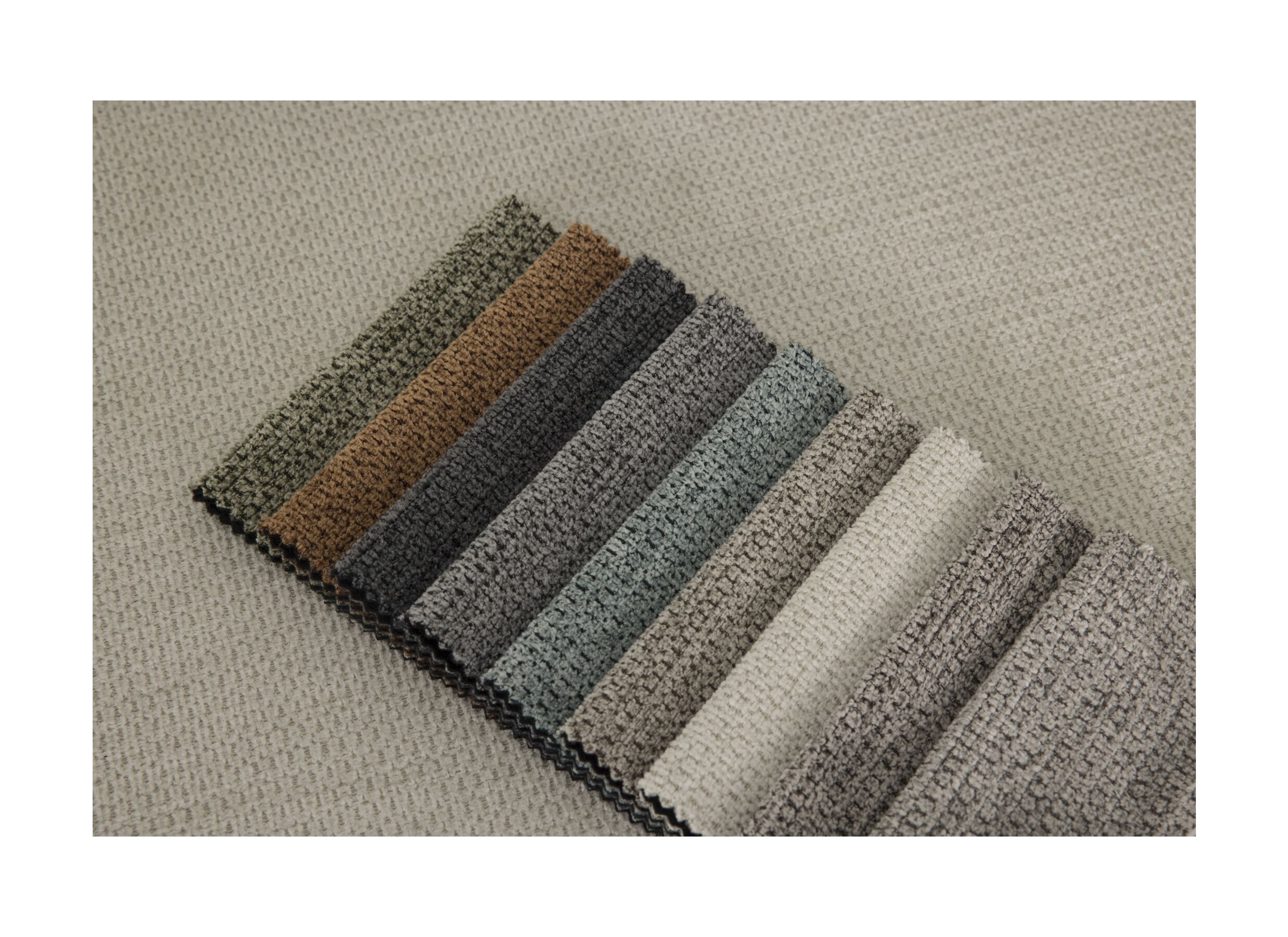 Couleurs - Canapé d'angle Izmir 378x230cm - tissu - greige