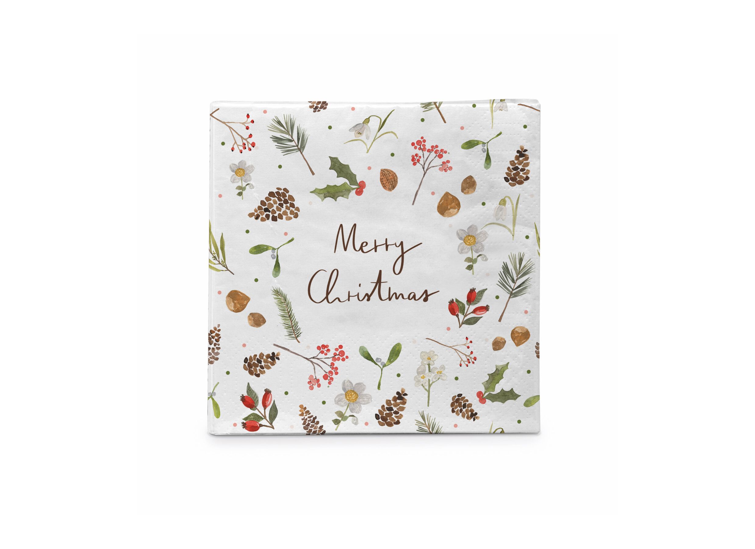 Serviette Lena's Christmas 33x33cm - 20 stuks - Serviette Lena's Christmas 33x33cm - 20 stuks