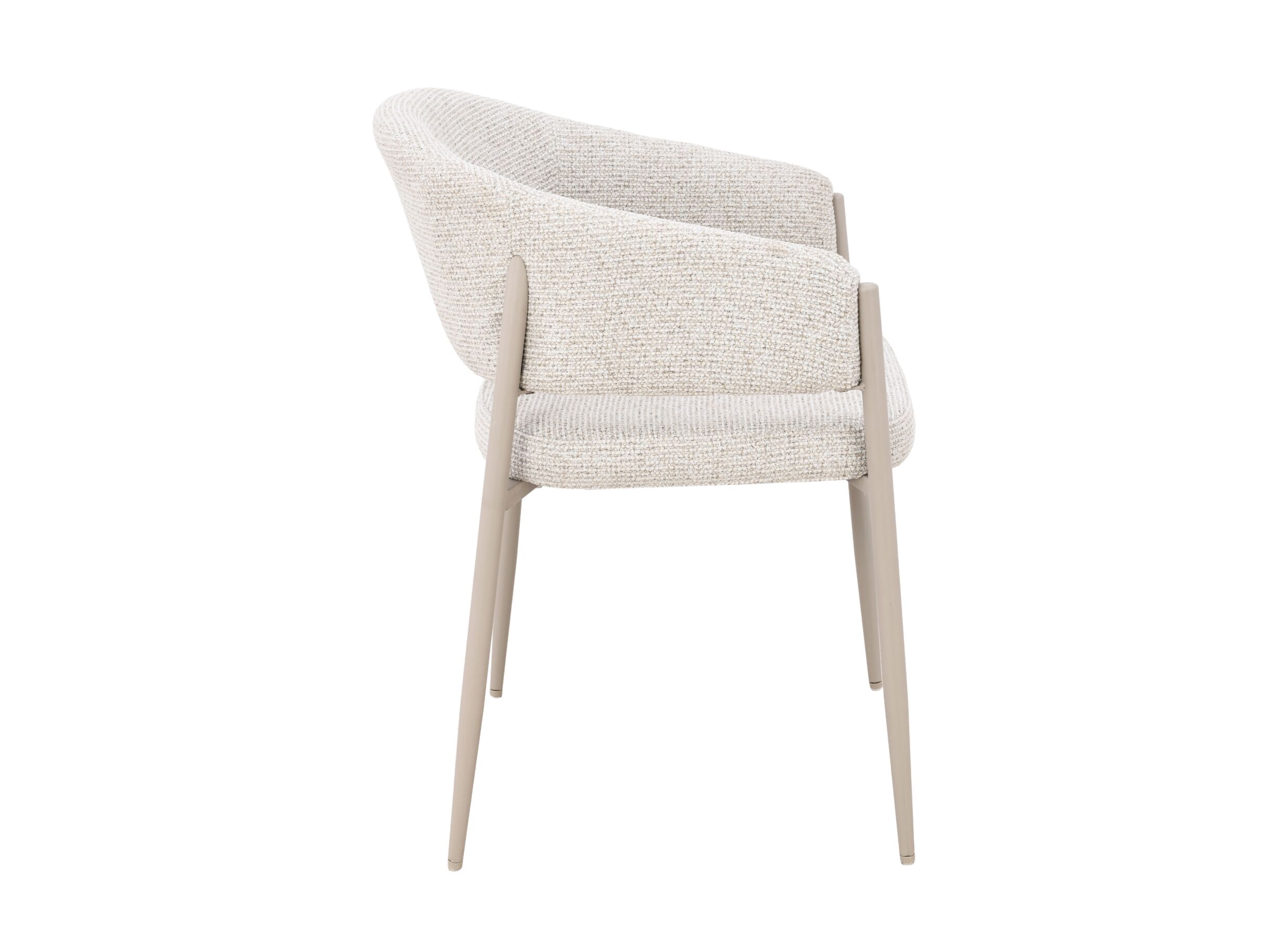 Aperçu - Chaise Saria 55x60x79cm - tissu - beige