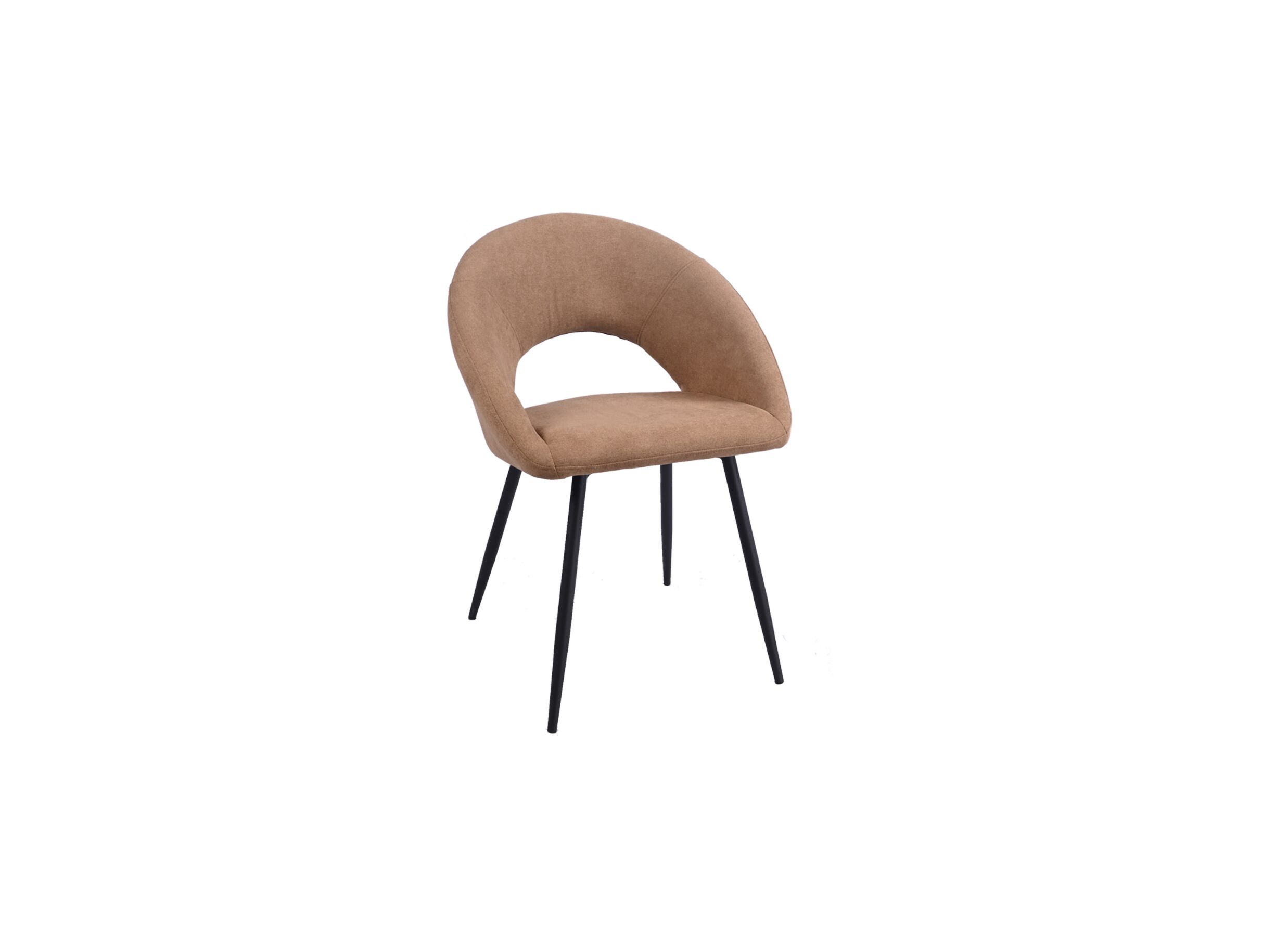 Stoel Imago 57,5x54,8x82,5cm - stof - muskaat