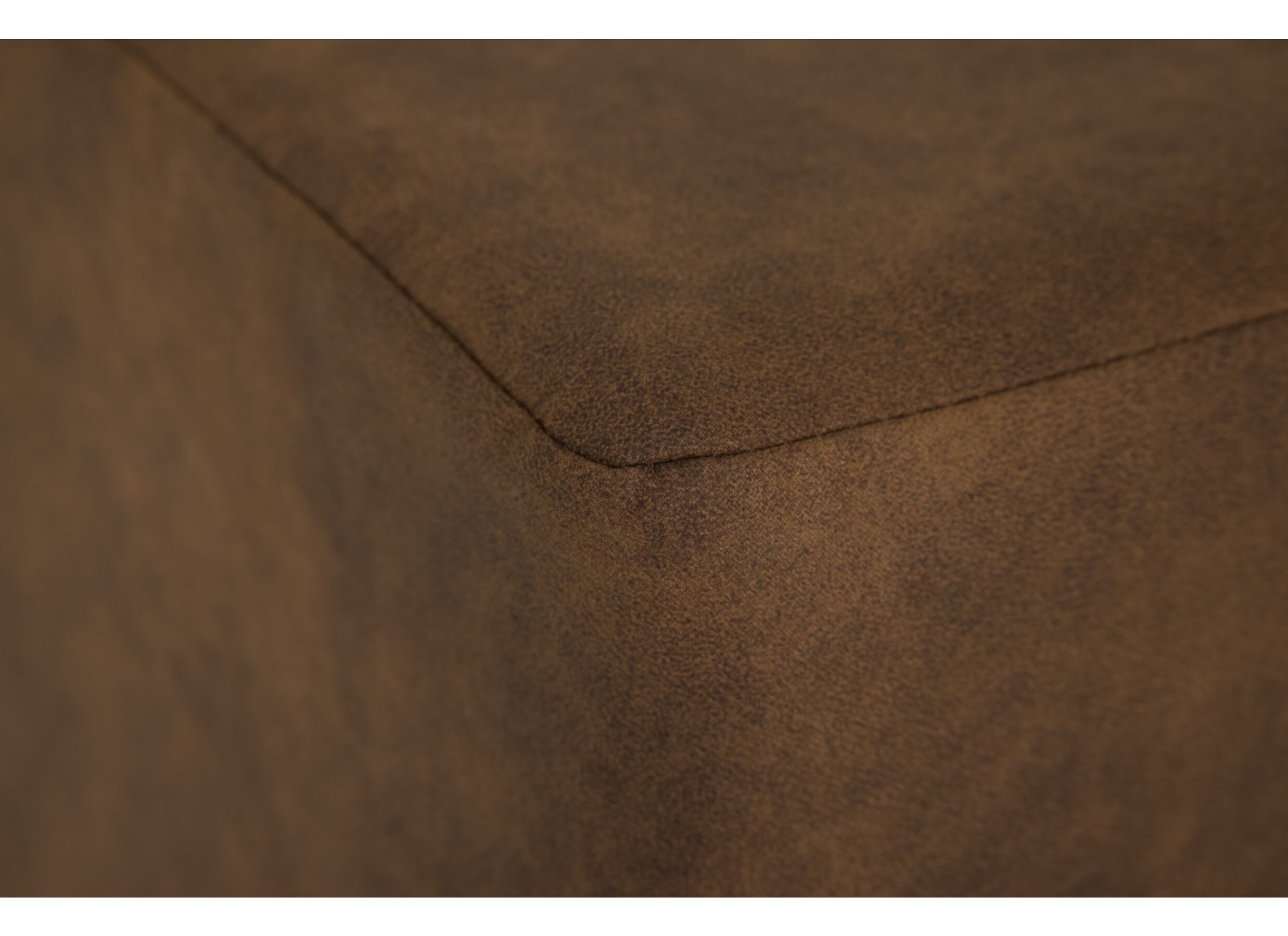 Poef Lofoten 46x46cm stof cognac