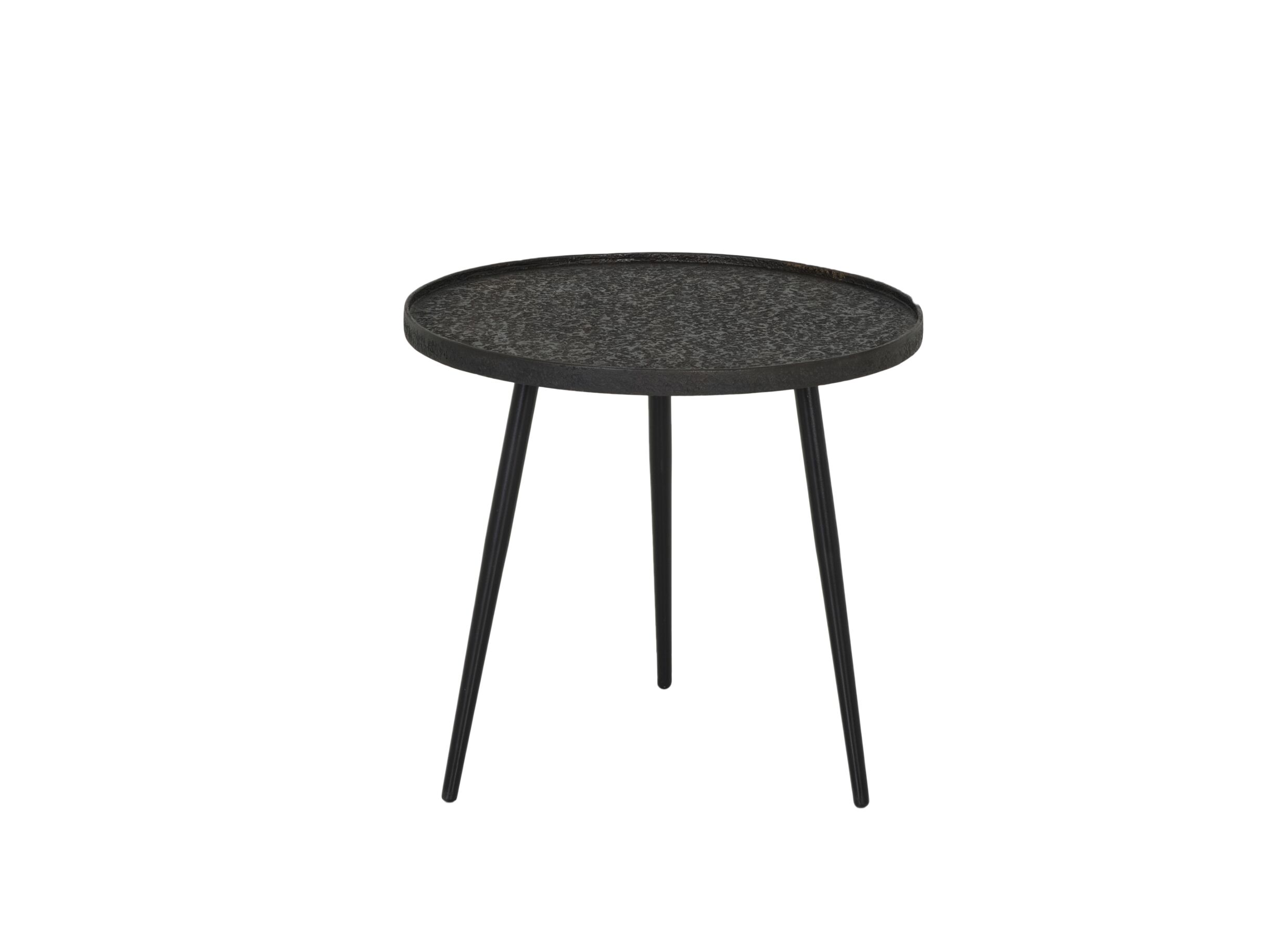 Table basse Billy teck massif ronde