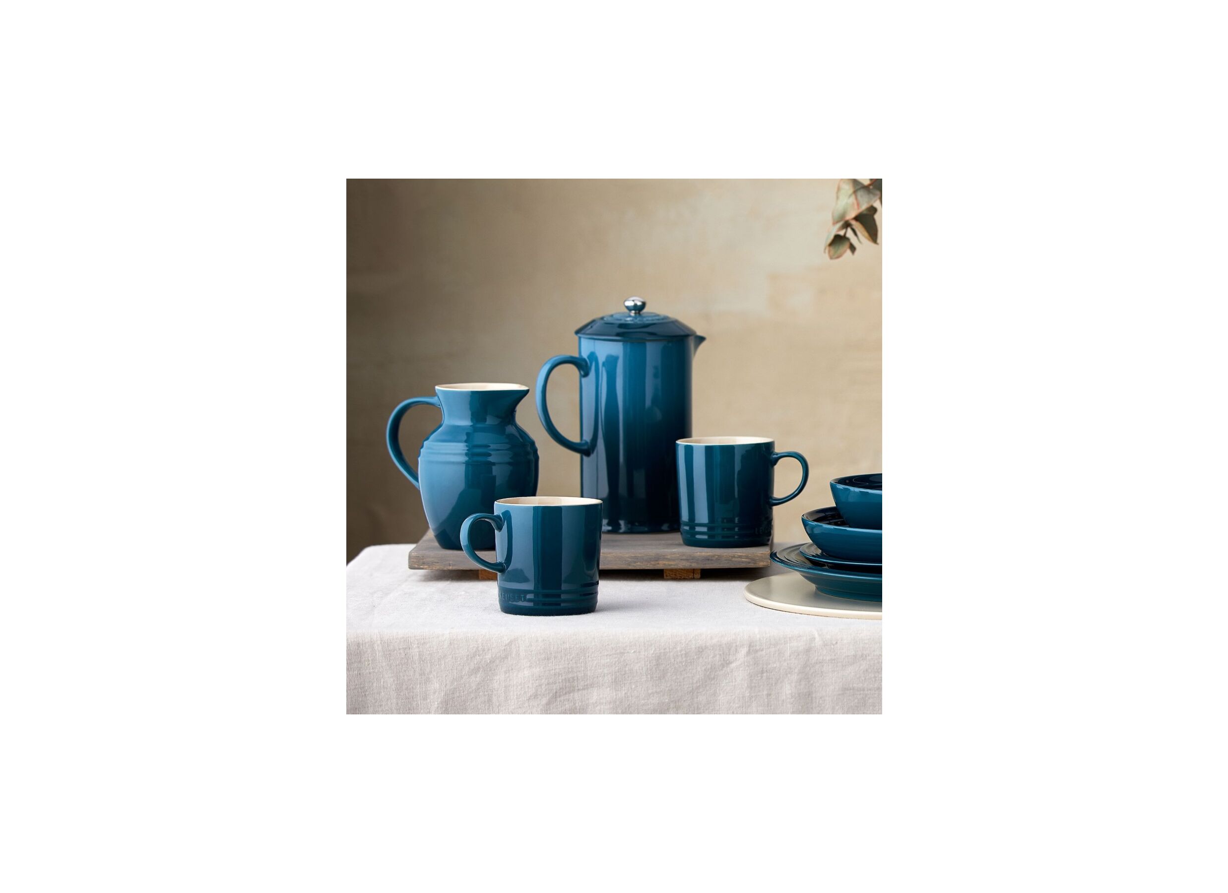 Setfoto - Mok Le Creuset 35cl deep teal