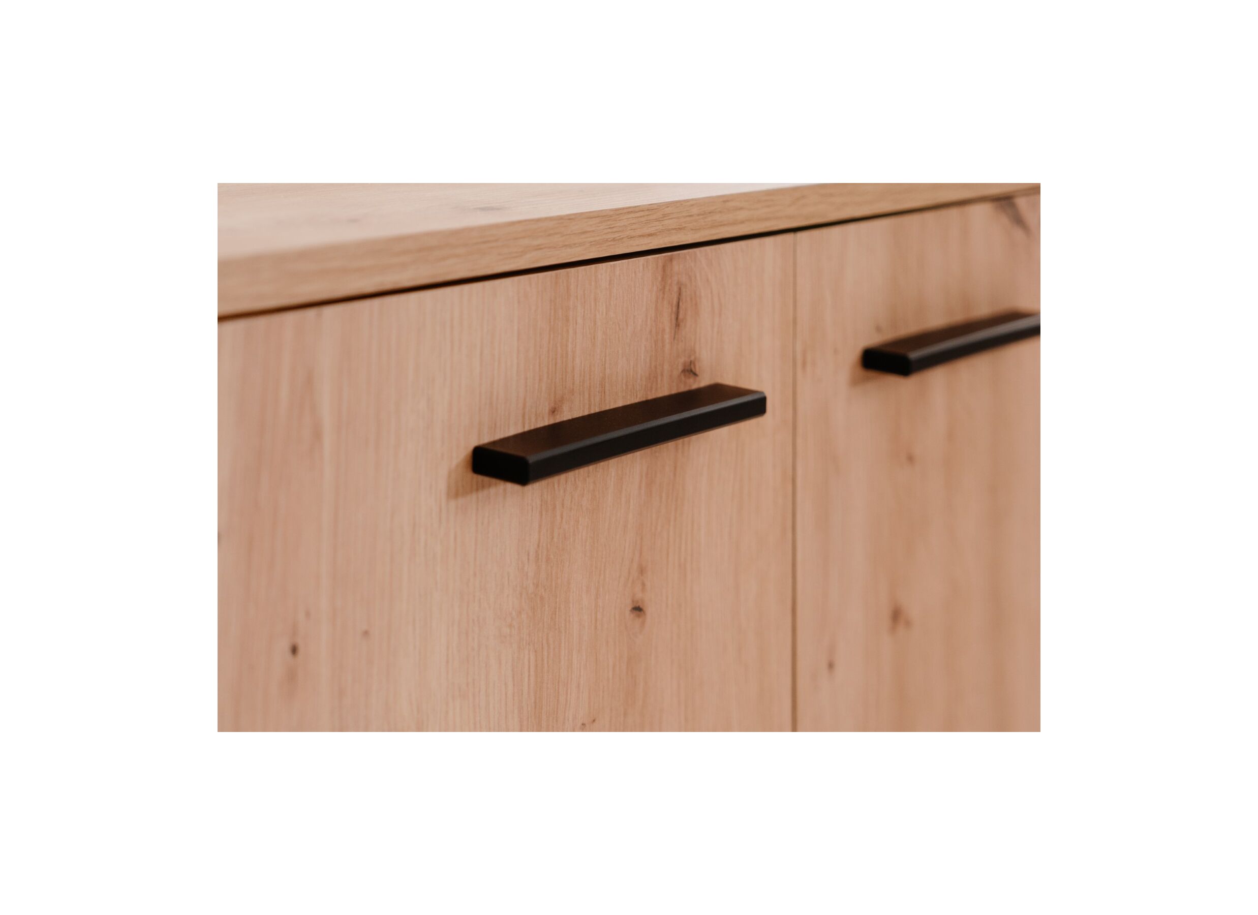 Schoenenkast Satos 100x34x110cm - melamine - artisanale eik