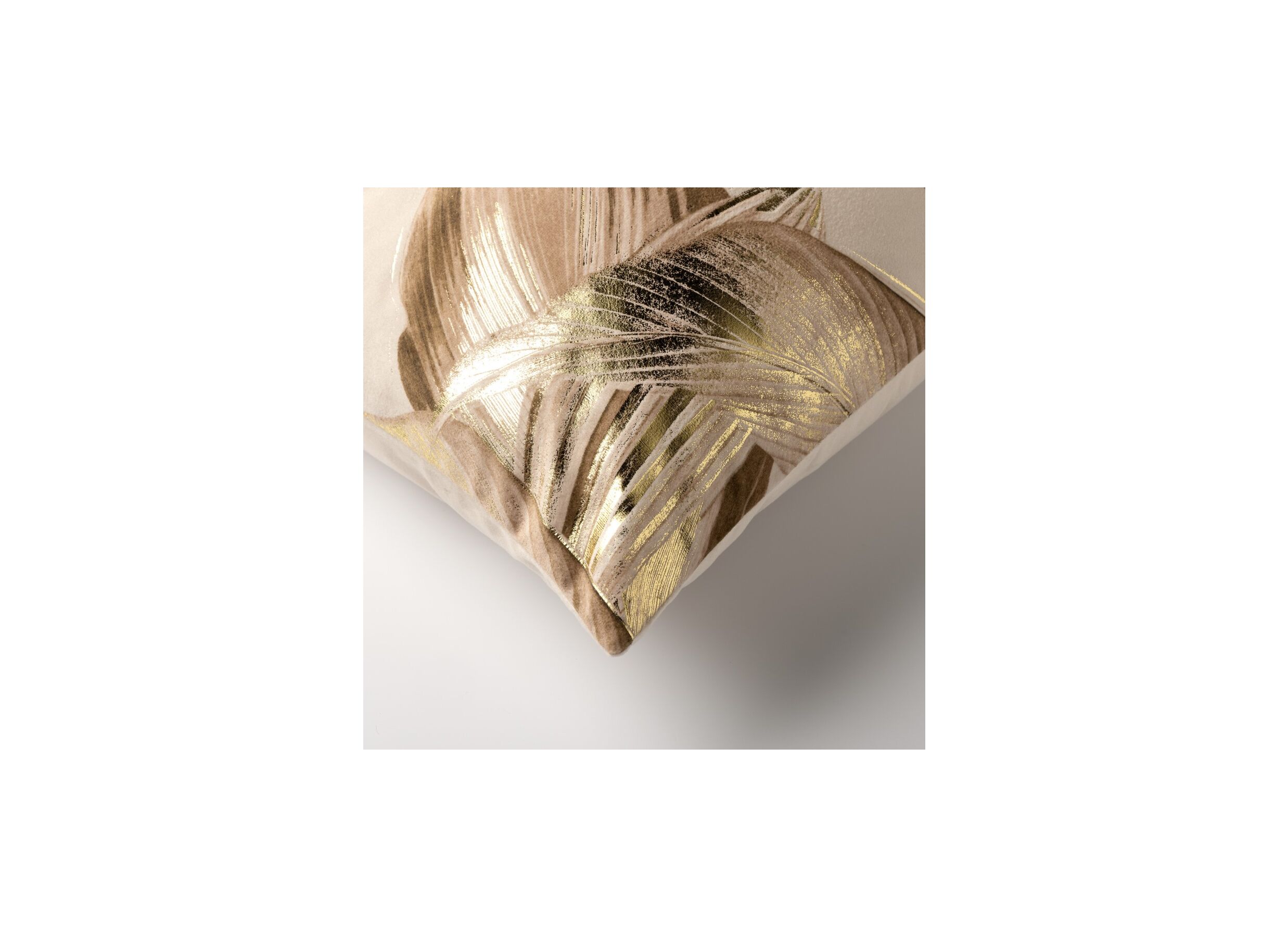 Detailfoto - Kussen Maysa 45x45cm - stof - irish cream