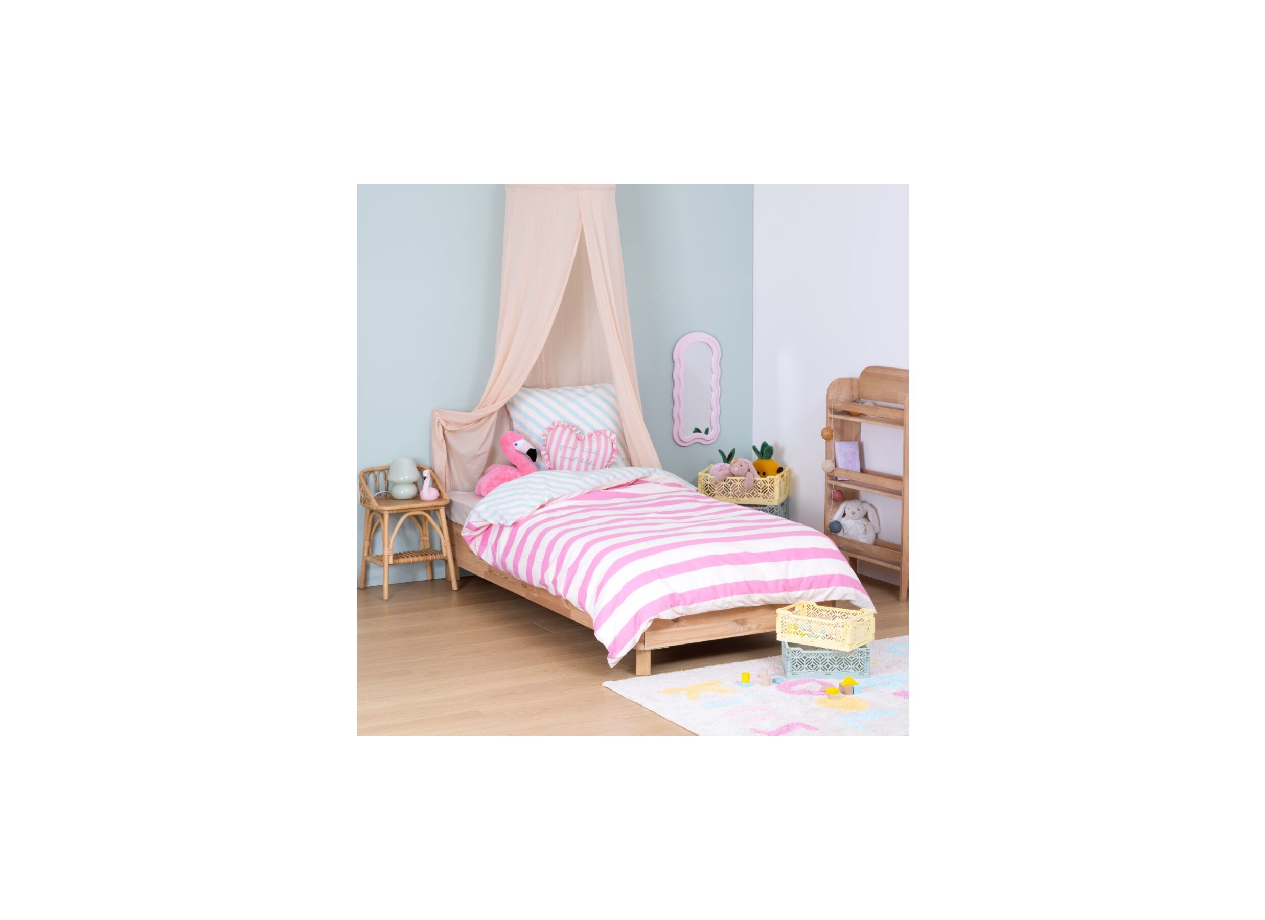 Sfeerfoto - Knuffel Flamingo H59cm - stof - roze