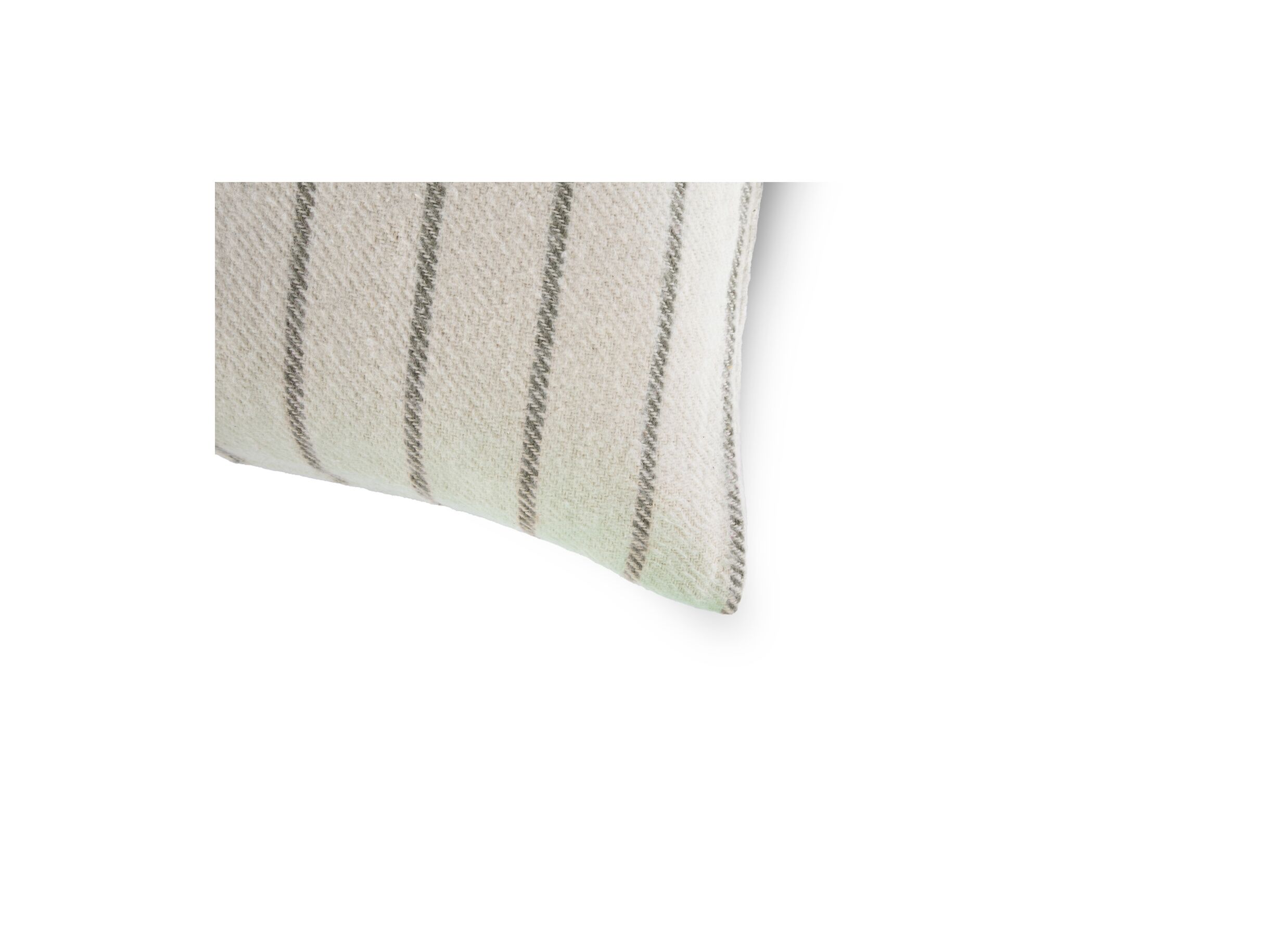 Detail - Coussin Alma 45x45cm - coton & fibre de polyester - vert
