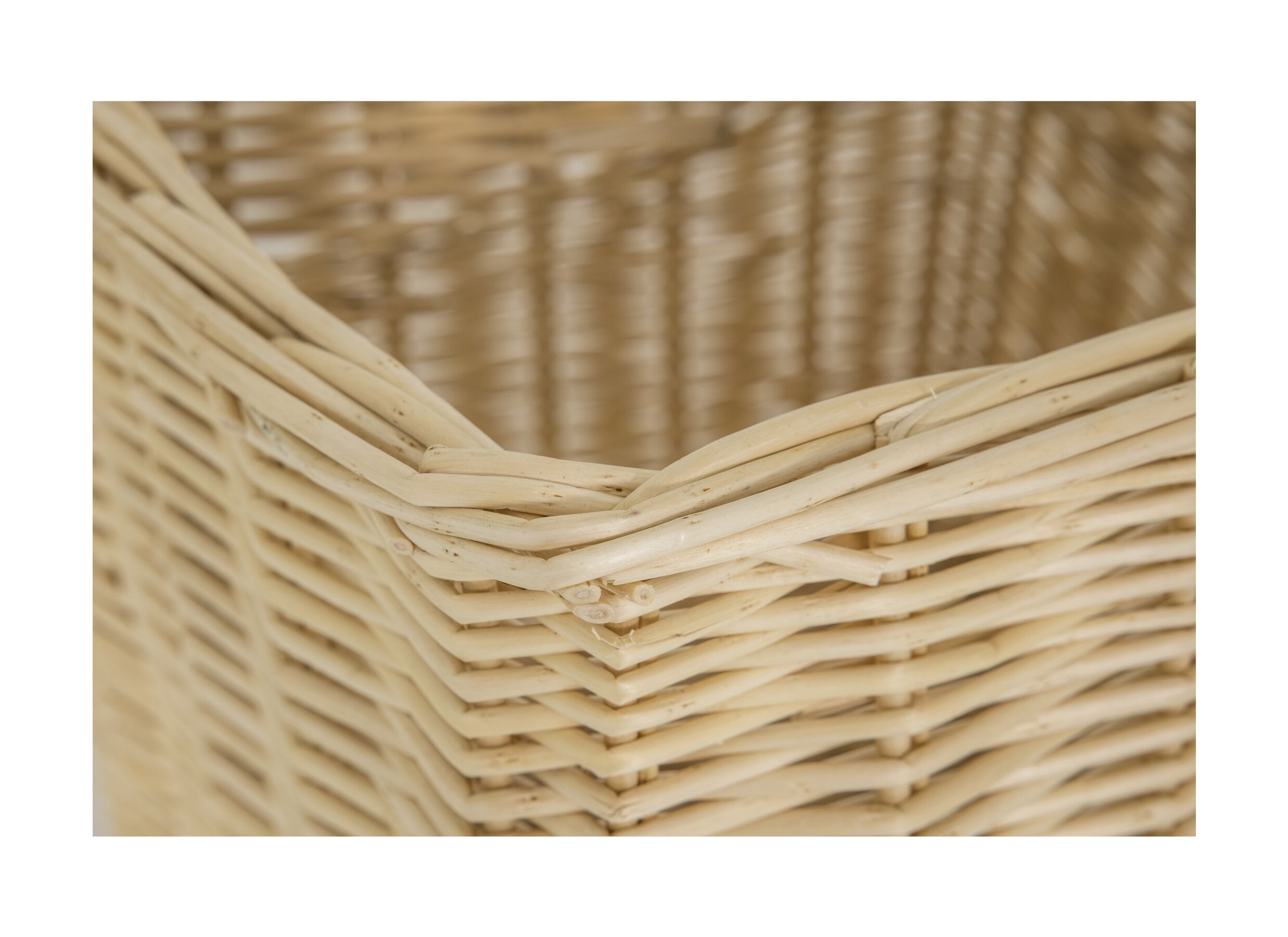 Detailfoto - Opbergmand 37x37x40cm - wilg - naturel