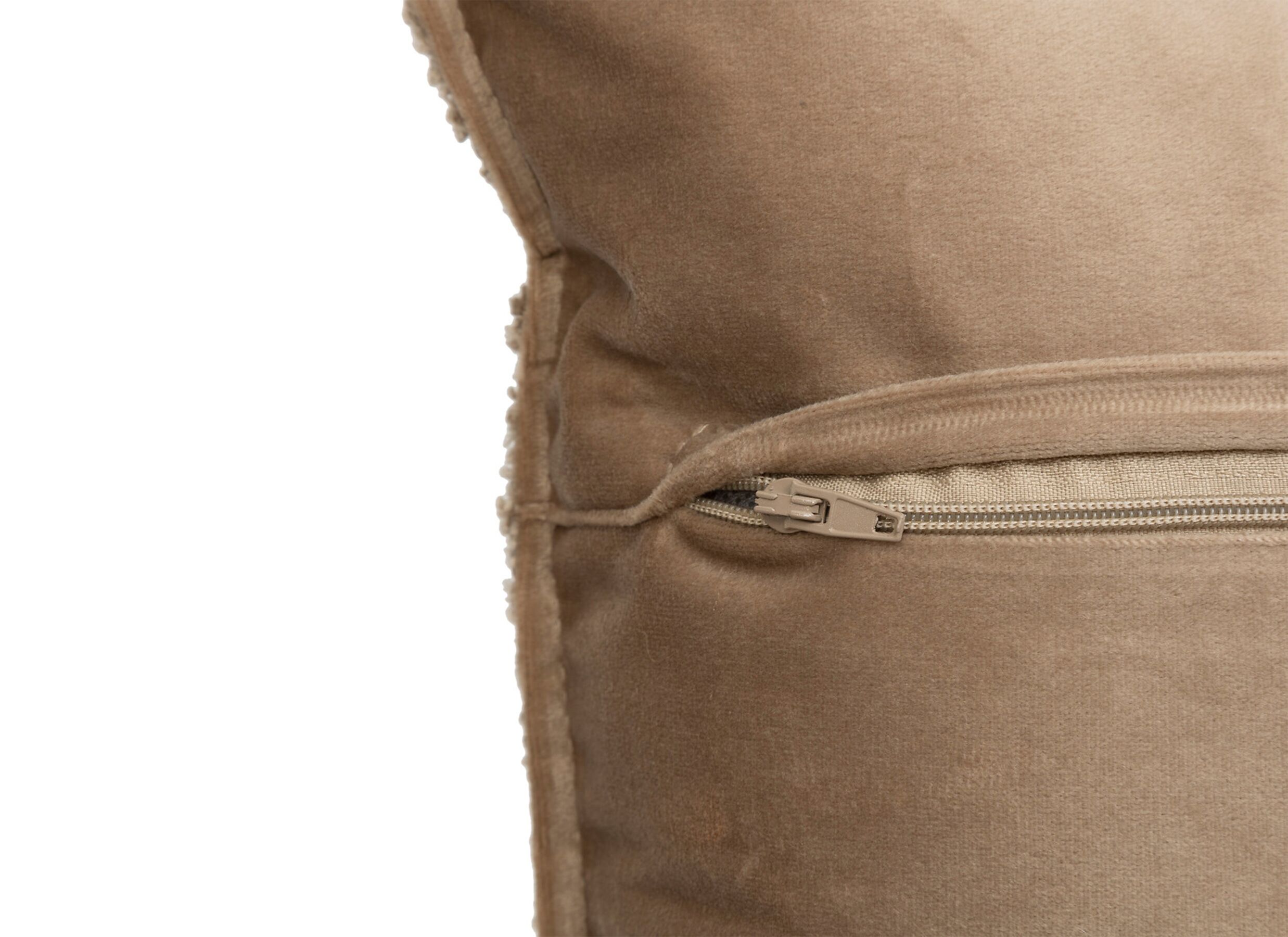 Detailfoto - Kussen Soana 45x45cm - bouclé - taupe