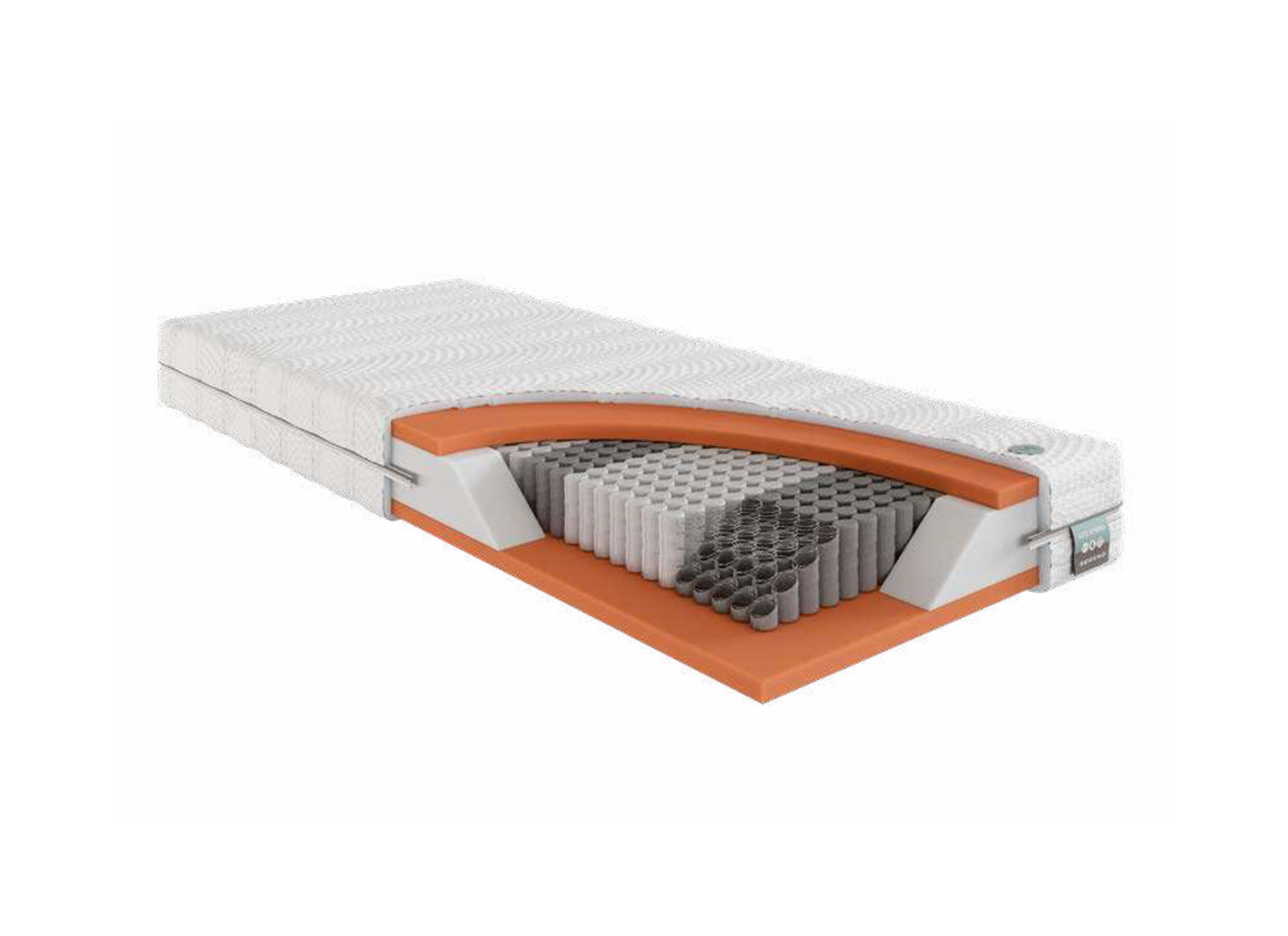 Disposition - Matelas Sereno Alto Hybrid 70x200cm - ressorts ensachés - medium