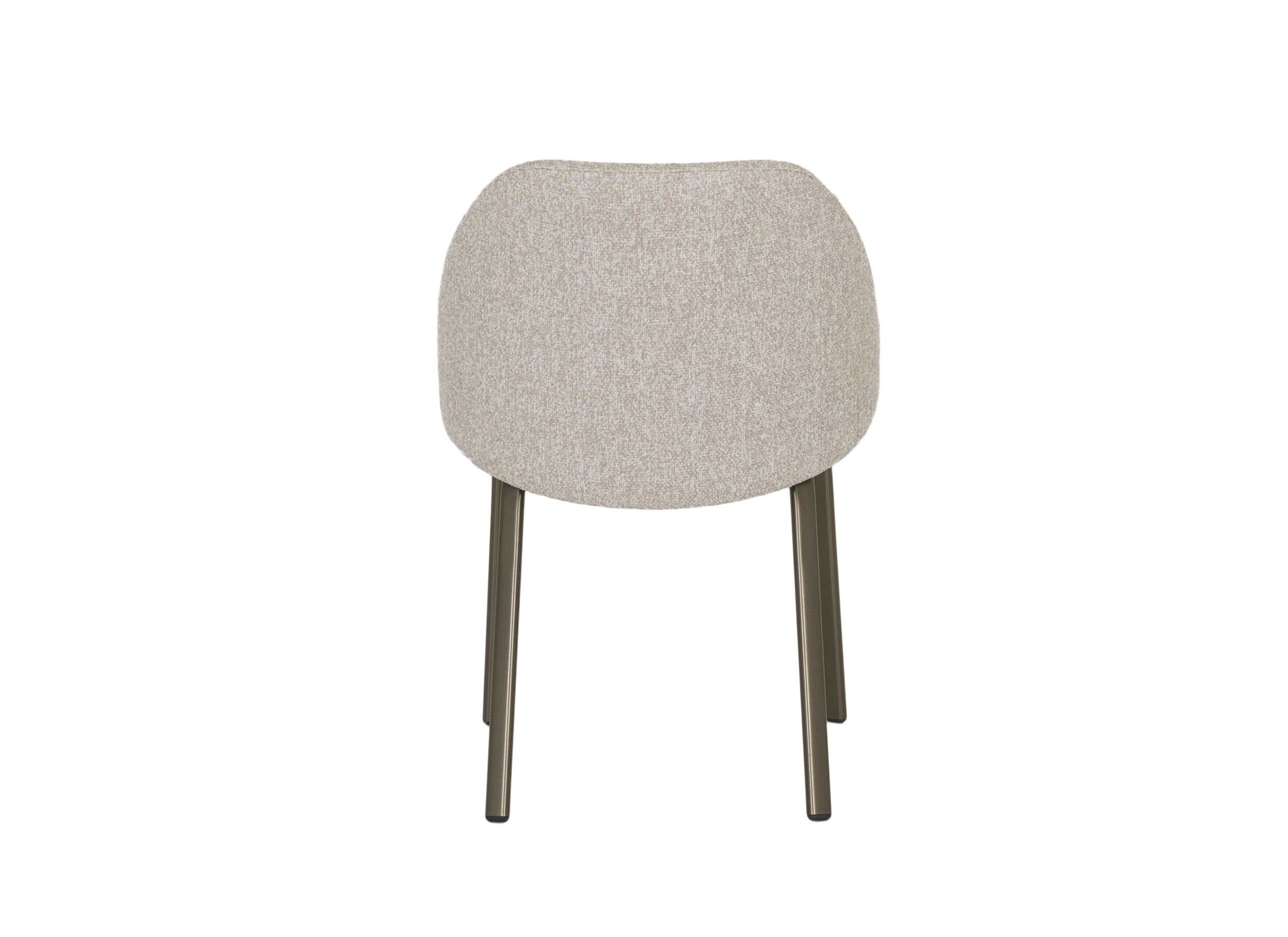 Aperçu - Chaise Sofia 55x59,5x81cm - fibre polyester - beige