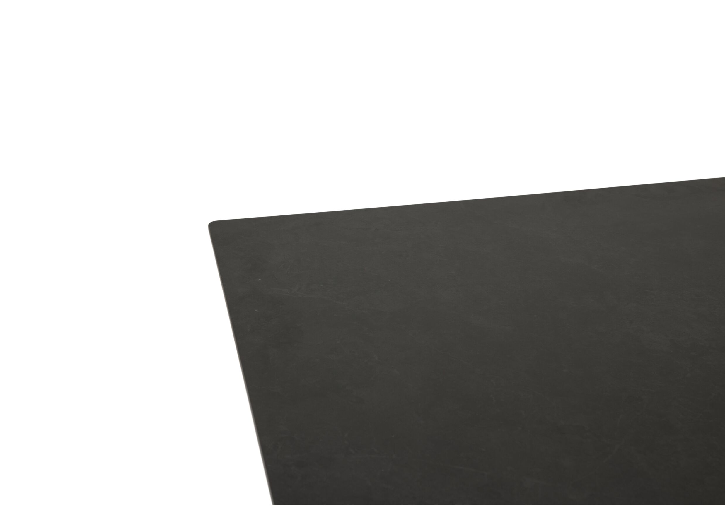 Detailfoto - Tafel Sapphire 180x90cm - MDF & metaal - donkergrijs