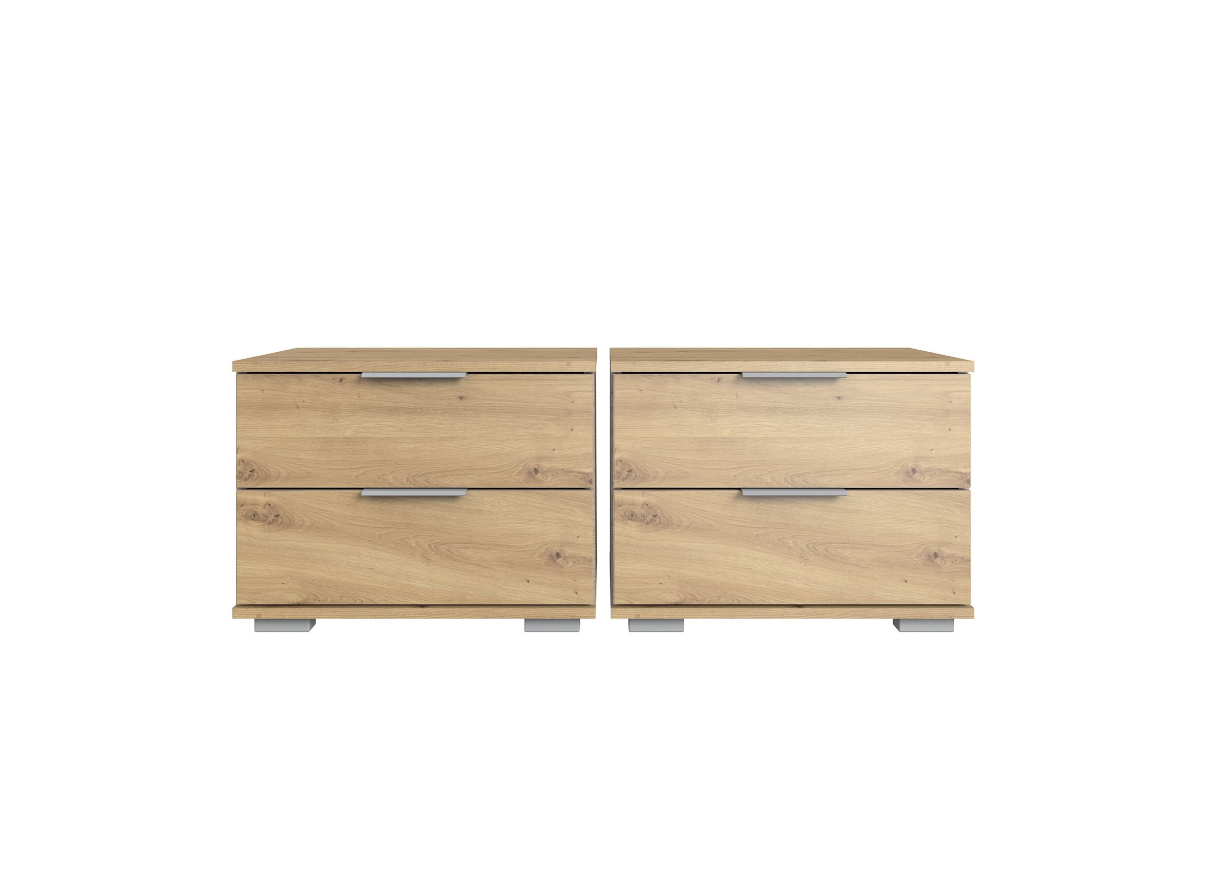 Table de chevet Easyplus 52x38x40cm - Table de chevet Easyplus 52x38x40cm, lot de 2