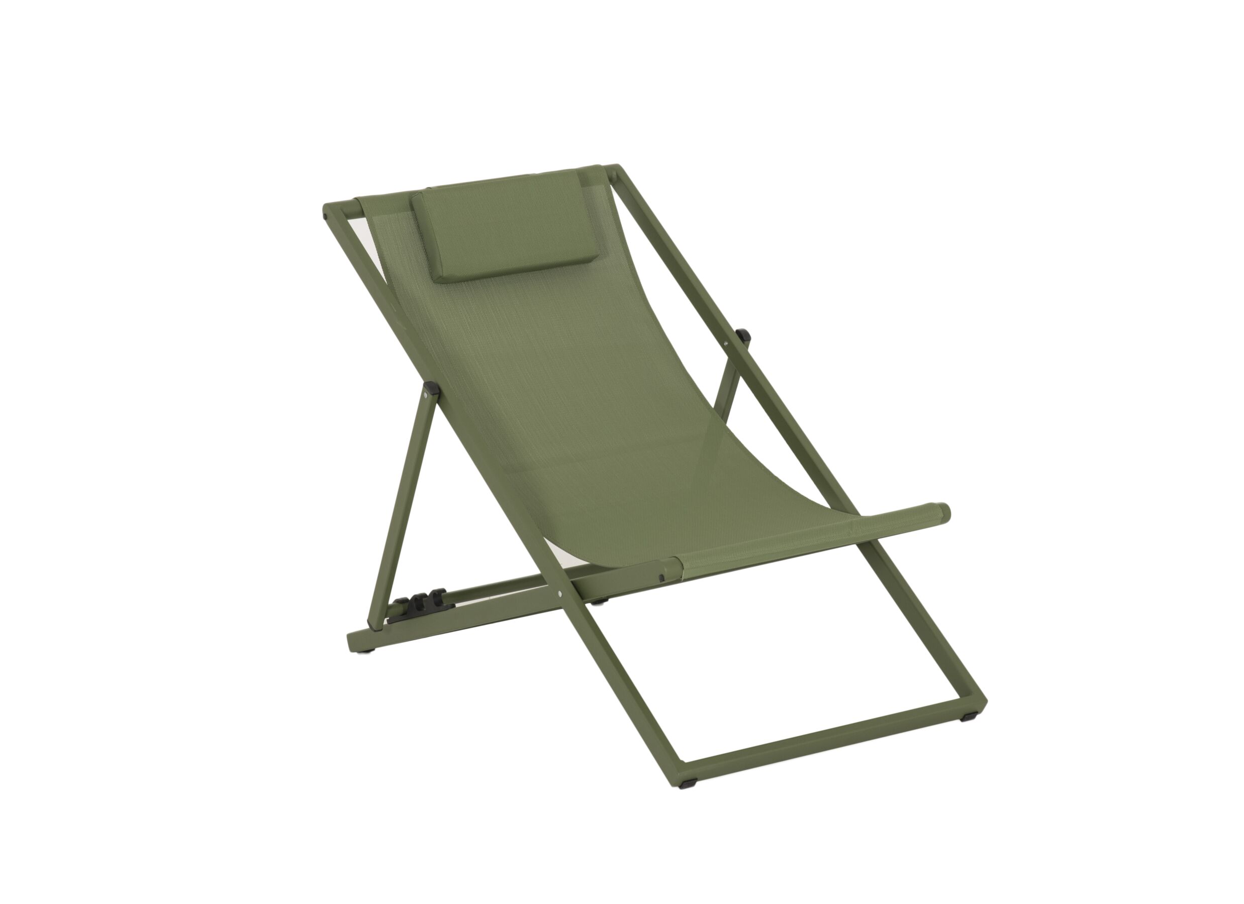 Overzichtsfoto - Strandstoel Plage aluminium - groen