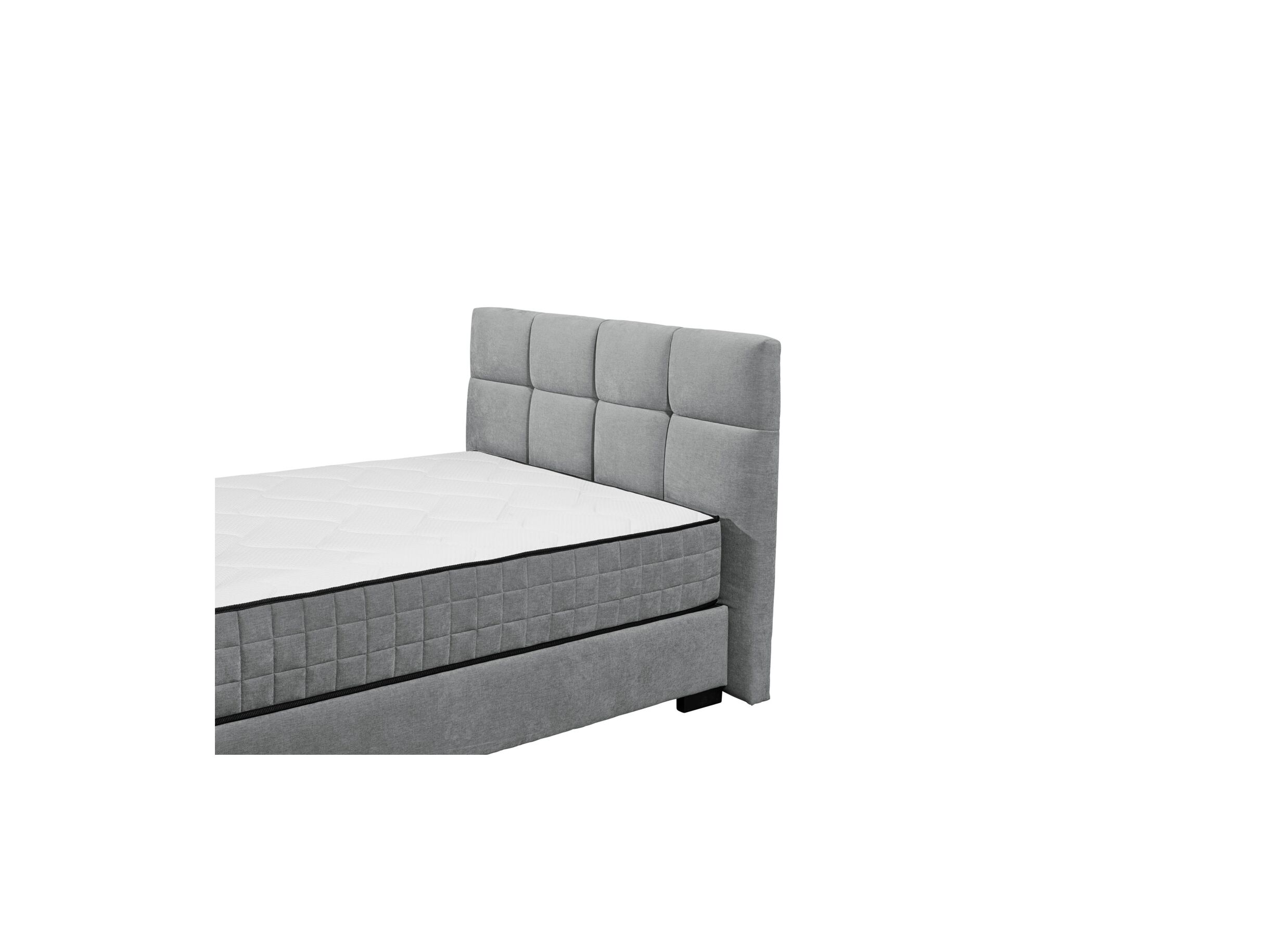 Detailfoto - Bedbox Nagol A 140x200cm met opbergruimte stof antraciet