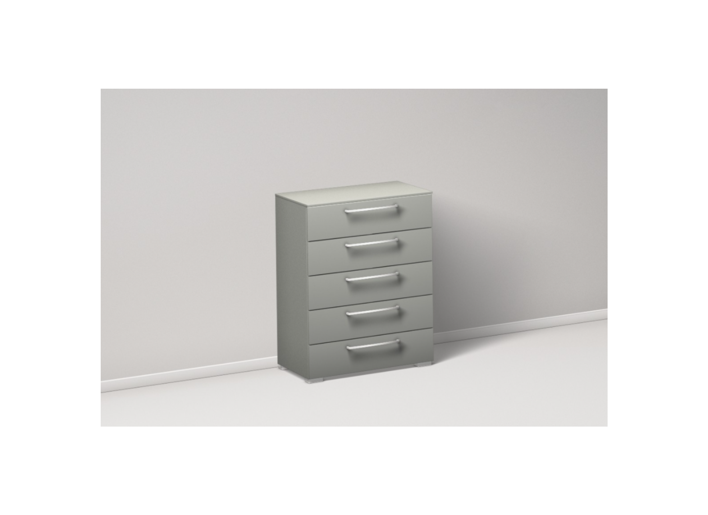 Commode Select 80x42x100cm - decor - zijdegrijs