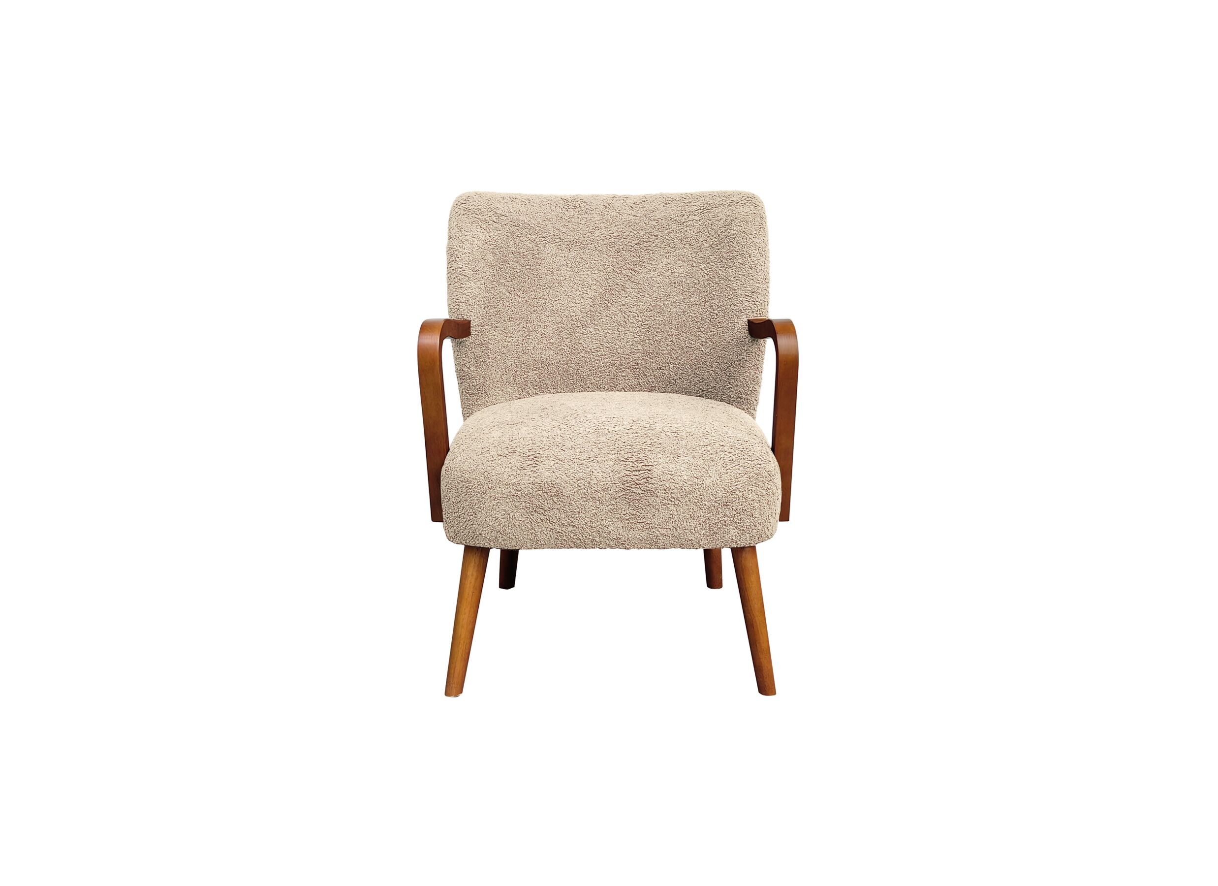 Fauteuil Klimt 62x70x78cm - tissu - écru