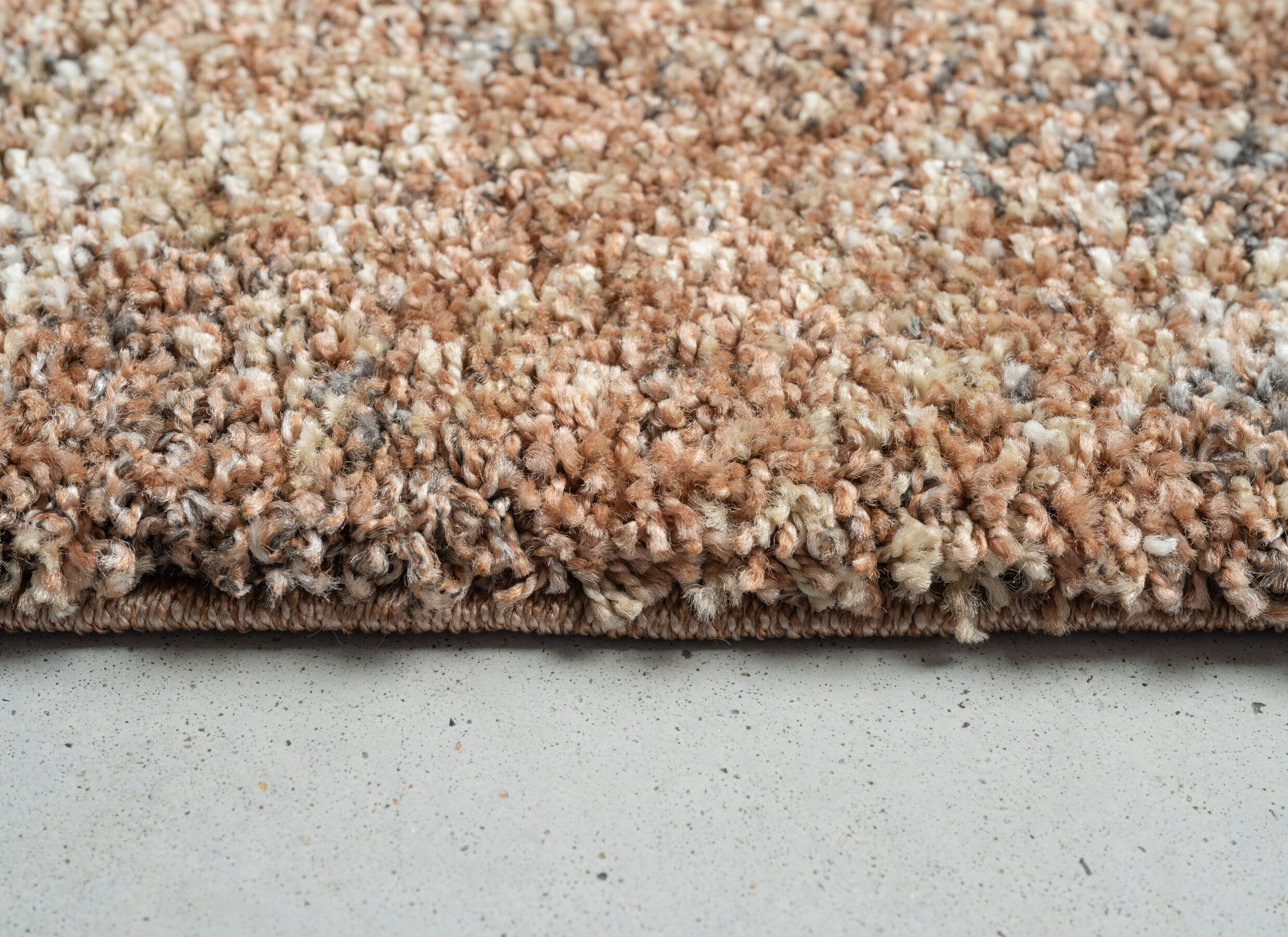 Detail - Tapis Medusa 200x290cm - polypropylène thermofixé - beige & marron
