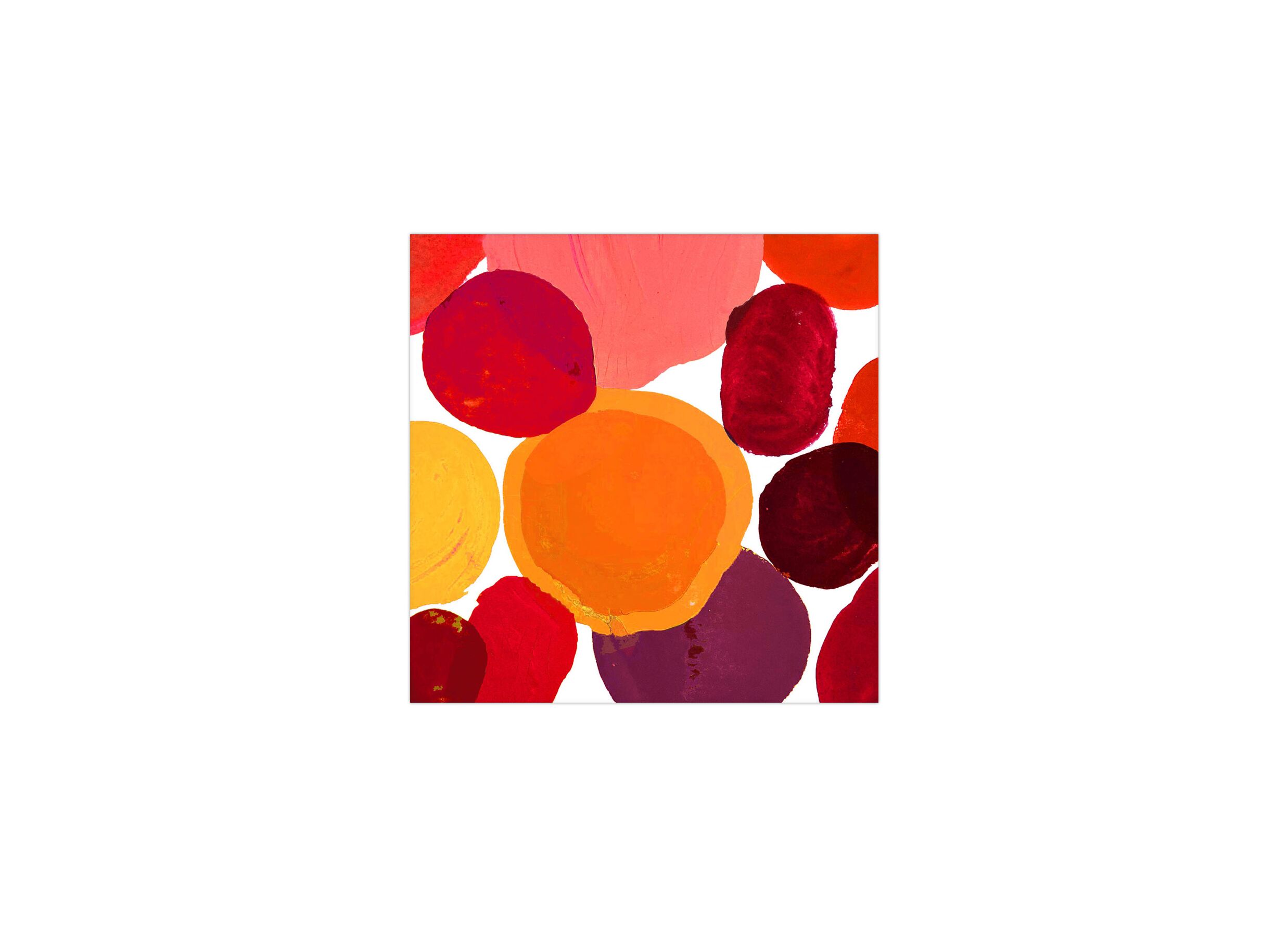 Serviette Arrangement In Red 33x33cm multicolor 20 stuks