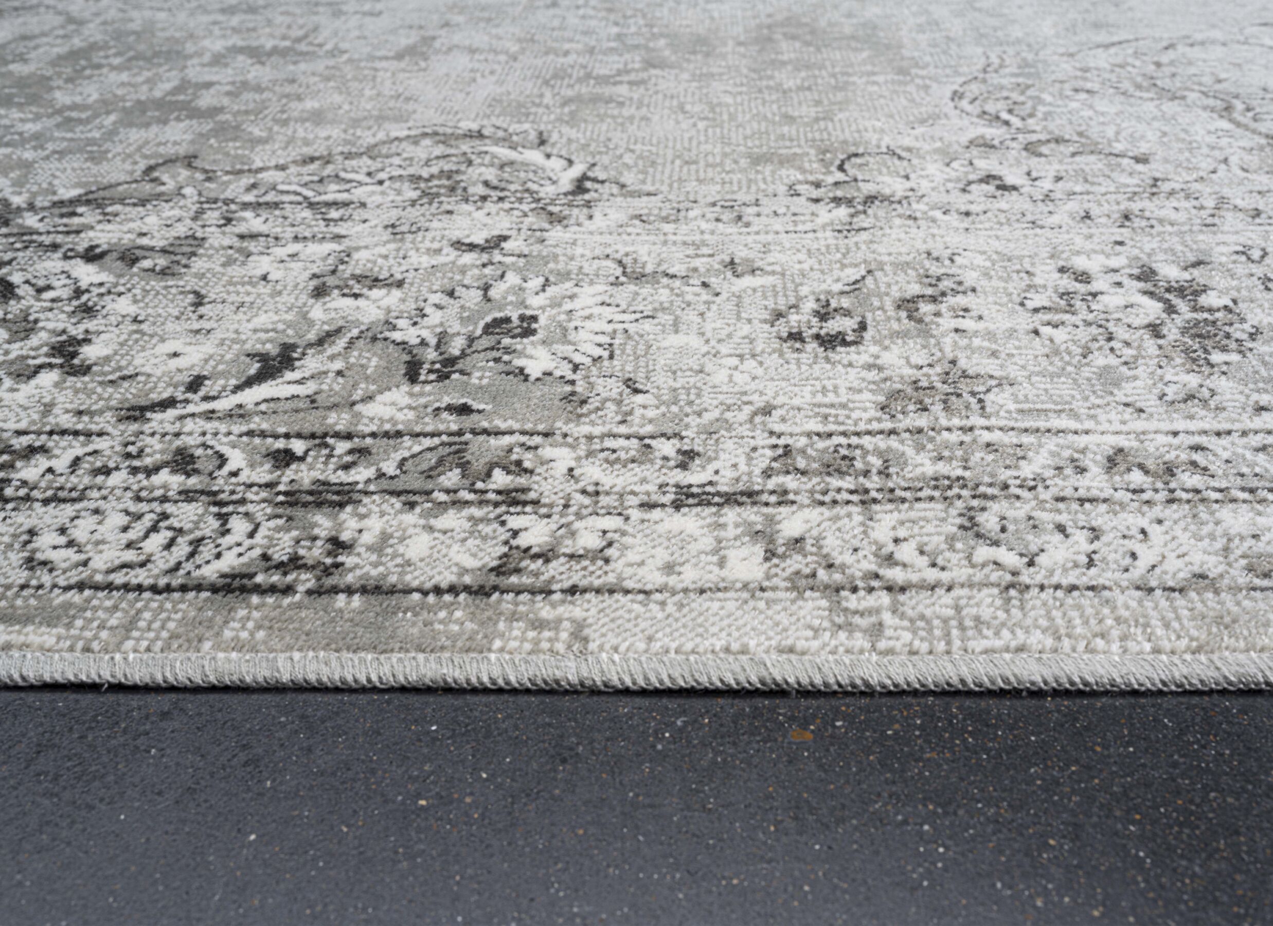 Detail - Tapis Ritz 160x230cm - polyester - gris