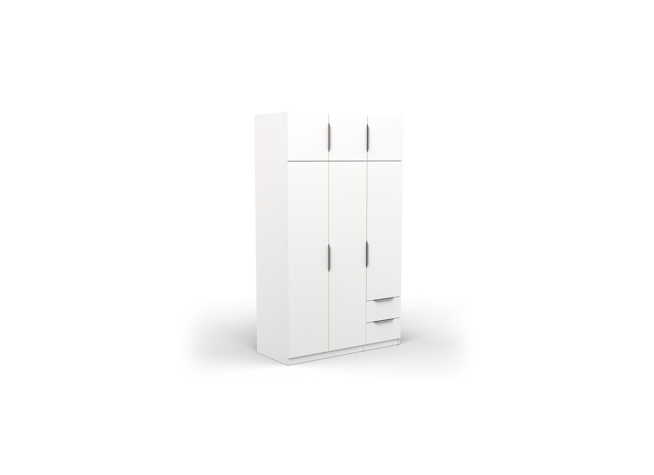 Garde-robe Ghost 119cm - Garde-robe Ghost 119cm - décor - blanc
