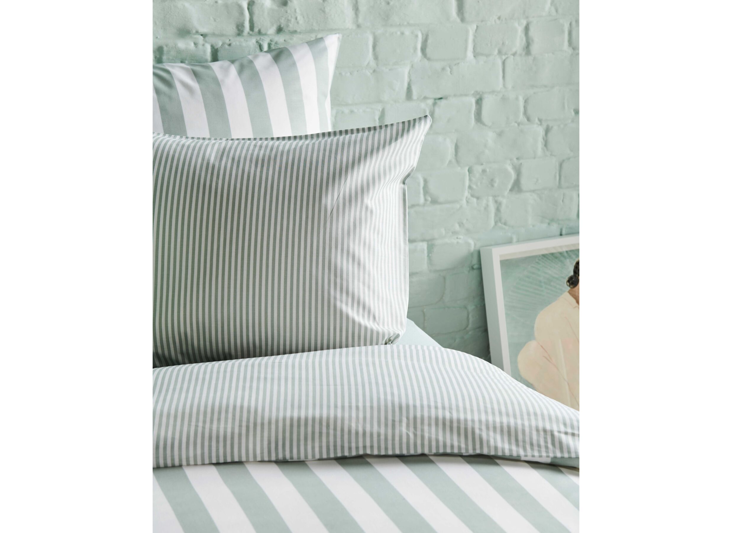 Foto ambiance - Housse de couette 200x200/220cm - coton - vert