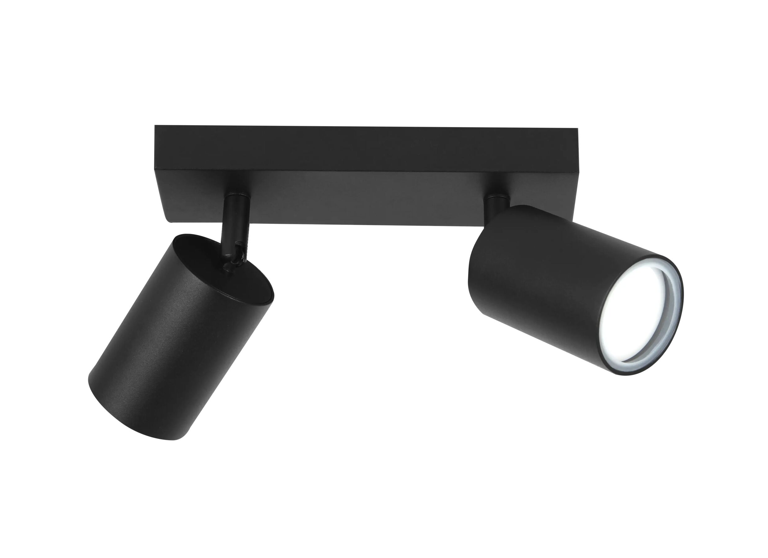 Hoofdfoto - Opbouwspot 2xGU10 - aluminium - zwart