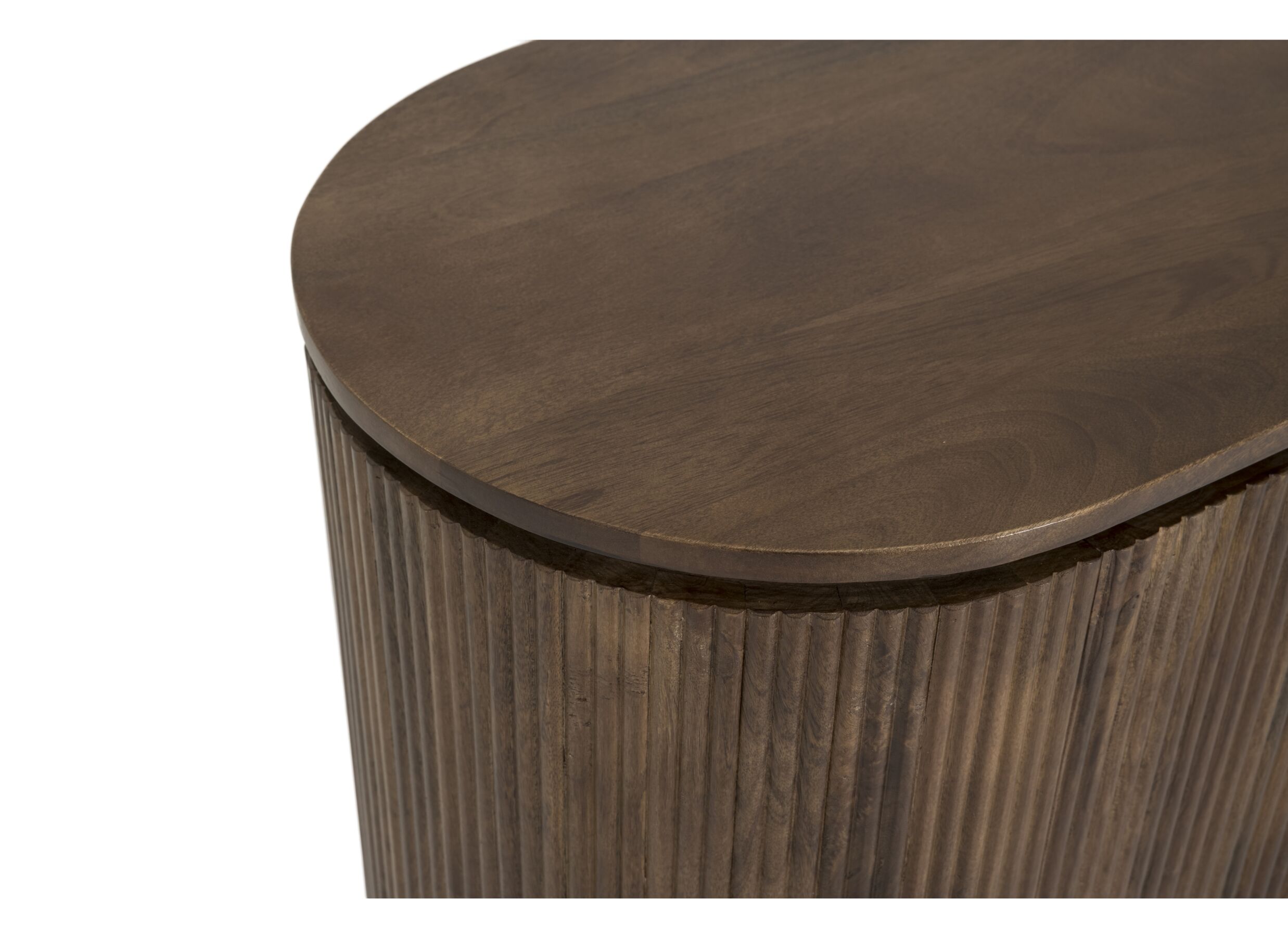 Detailfoto - Dressoir Velian 180cm - mango massief - bruin