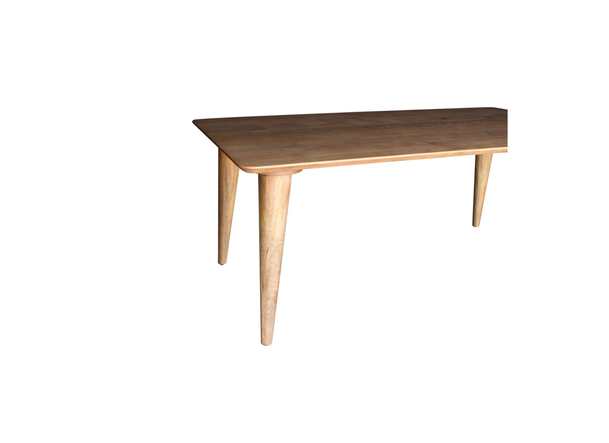 Detail - Table Tiresias 190x100cm - manguier massif - naturel