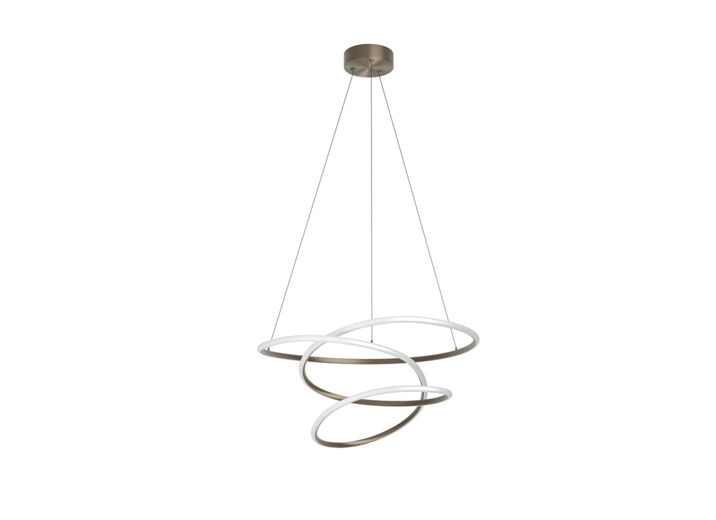 Hoofdfoto - Hanglamp Racale Ø45cm 27W - aluminium - brons